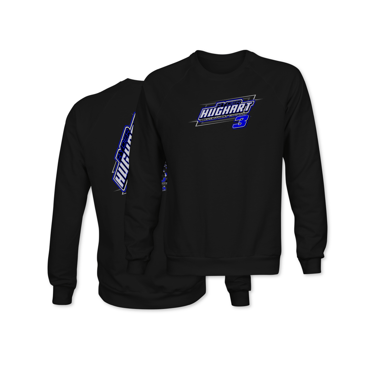 Ryder Hughart Black 2025 Crewneck