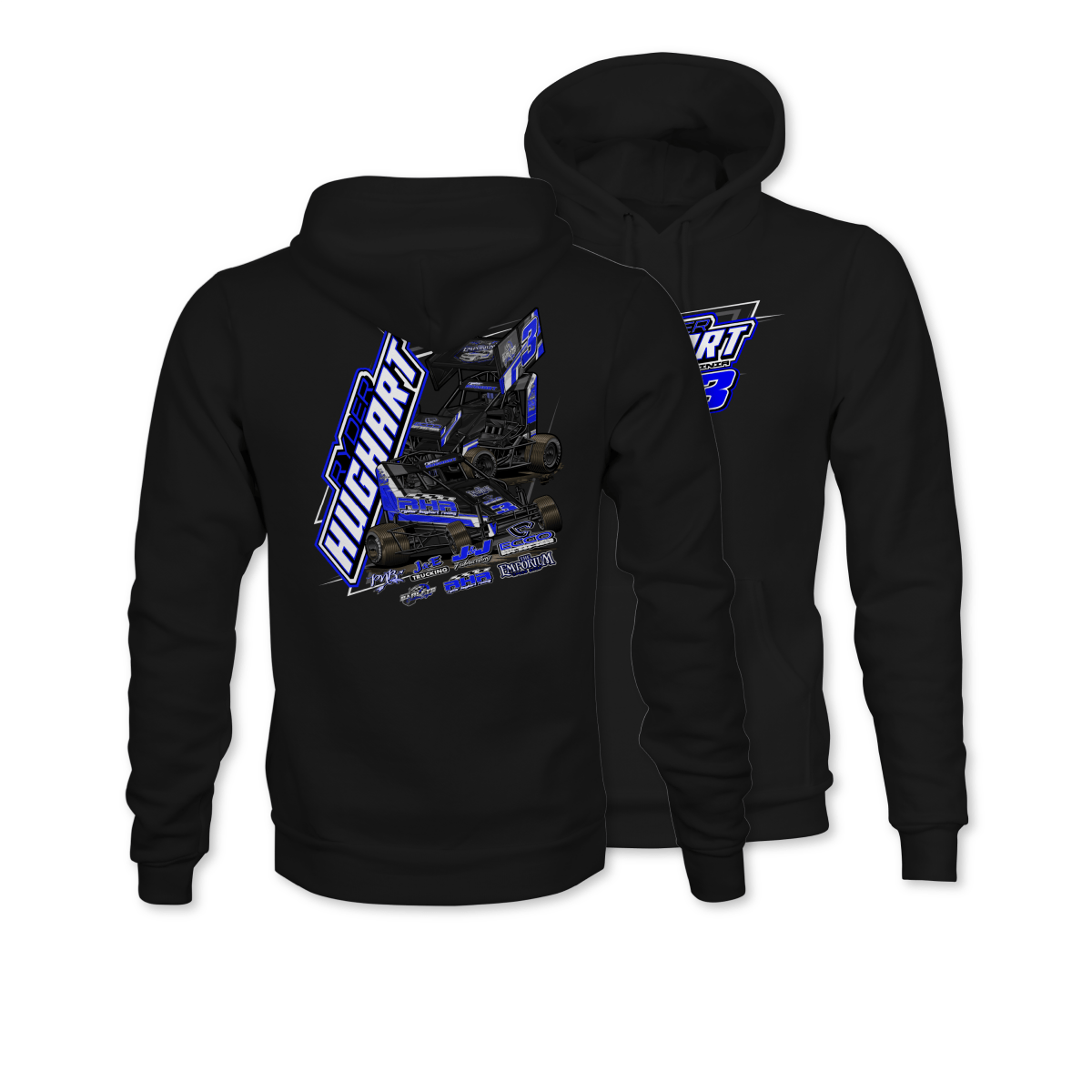 Ryder Hughart Black 2025 Hoodie