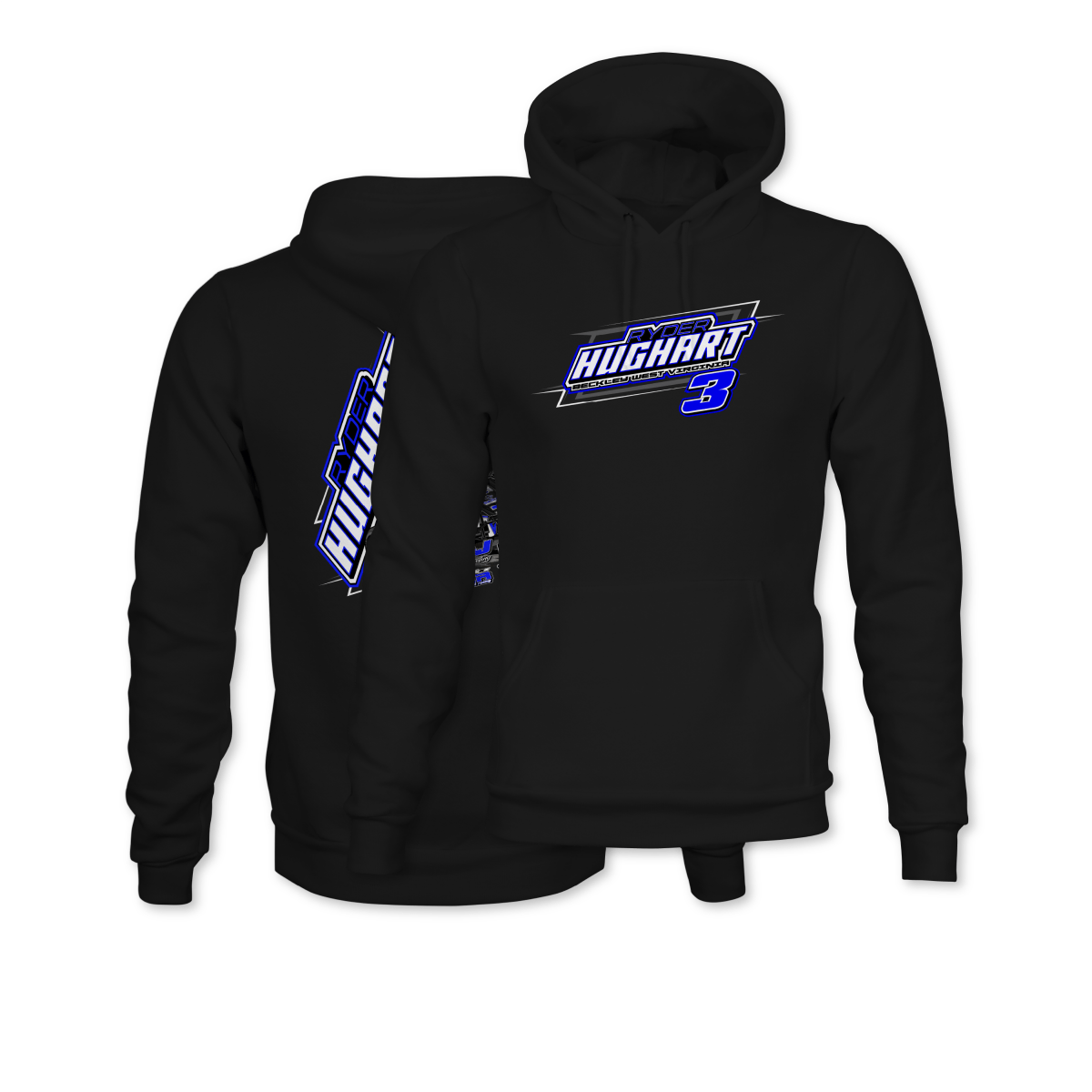 Ryder Hughart Black 2025 Hoodie
