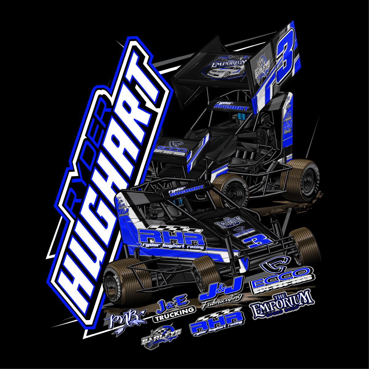 Ryder Hughart Black 2025 Shirt