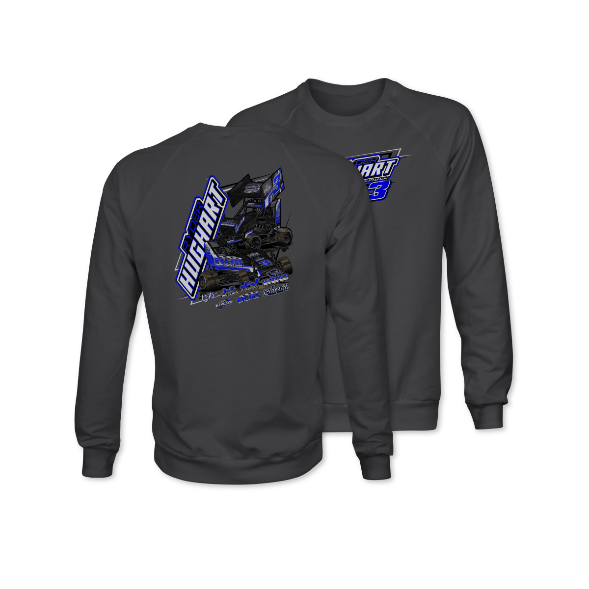 Ryder Hughart Charcoal 2025 Crewneck