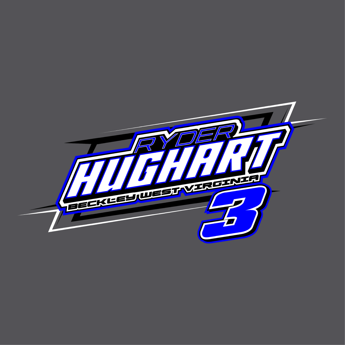 Ryder Hughart Charcoal 2025 Hoodie