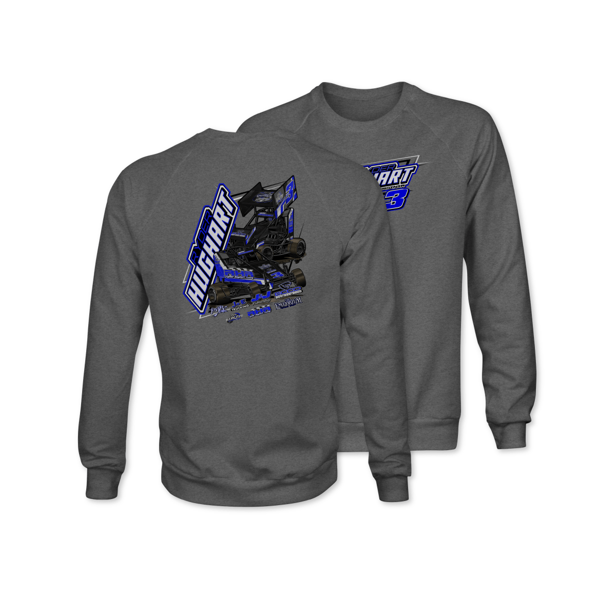 Ryder Hughart Gunmetal 2025 Crewneck