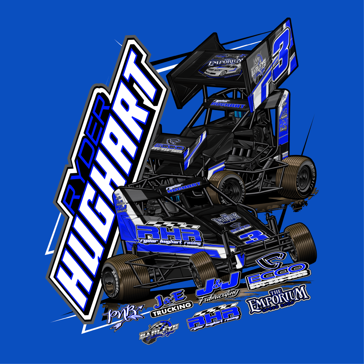 Ryder Hughart Royal Blue 2025 Shirt