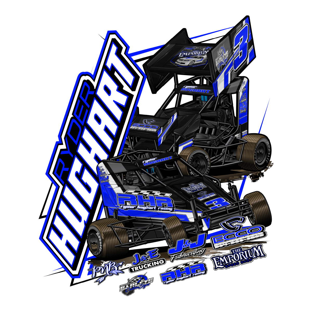 Ryder Hughart White 2025 Shirt