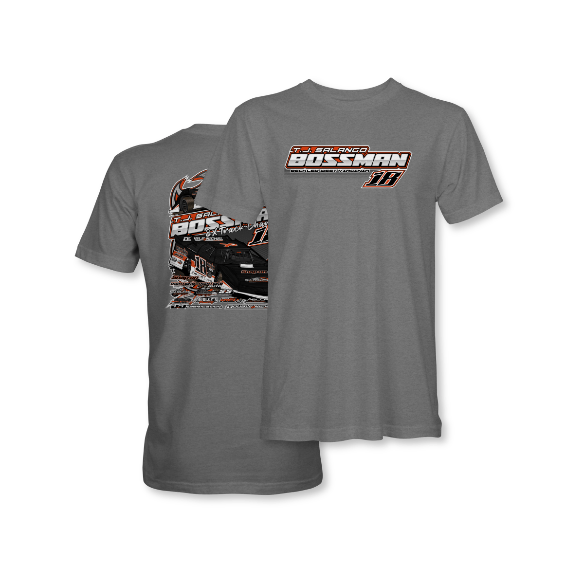 T.J. Salango Gunmetal 2025 Dirt Late Model Shirt