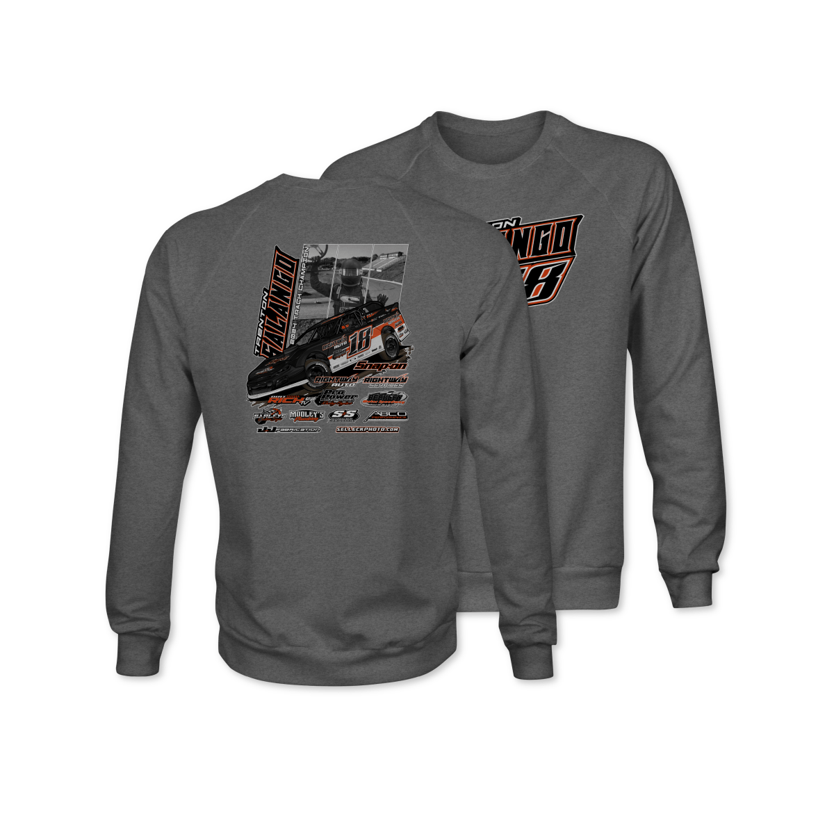 Trenton Salango Gunmetal 2025 Street Stock Champion Crewneck