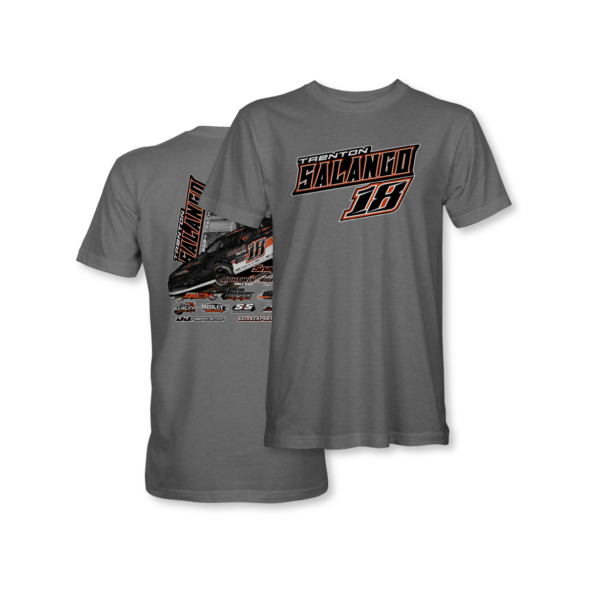 Trenton Salango Gunmetal 2025 Street Stock Champion Shirt