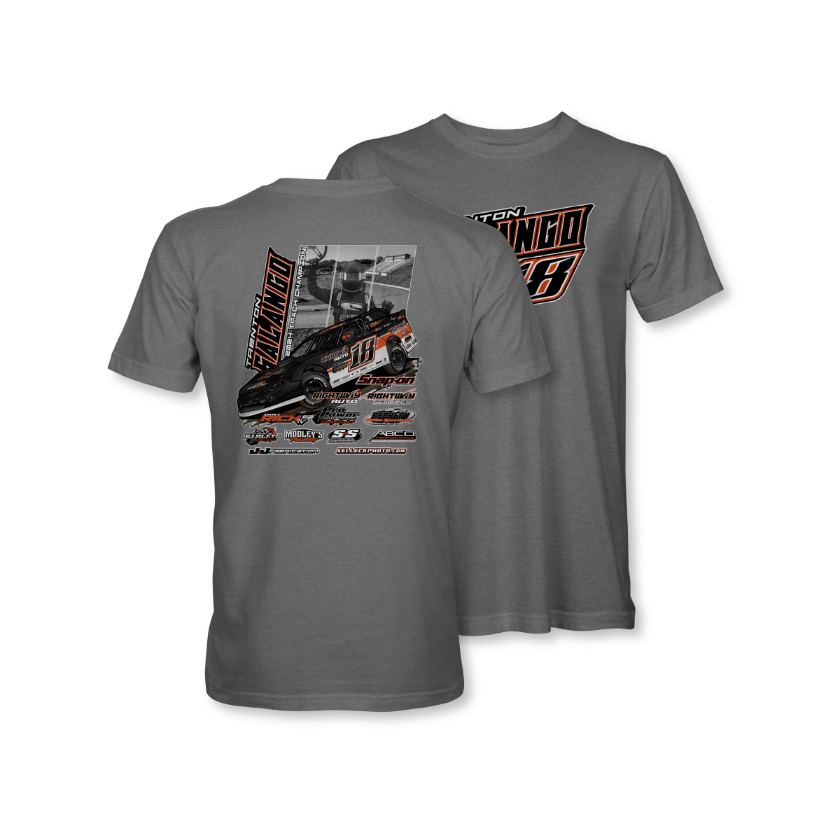 Trenton Salango Gunmetal 2025 Street Stock Champion Shirt