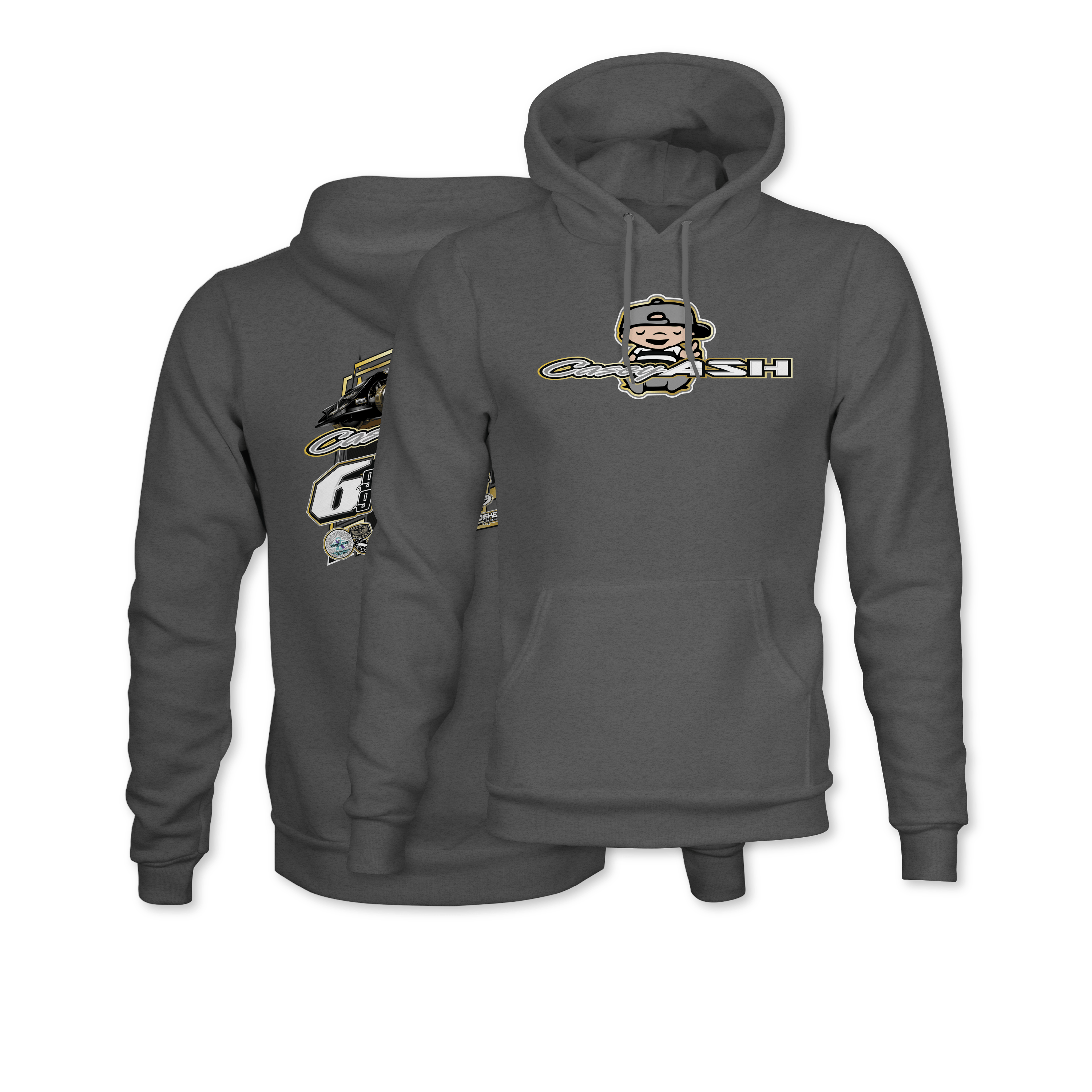 Casey Ash 2024 Modified Hoodie - Gunmetal