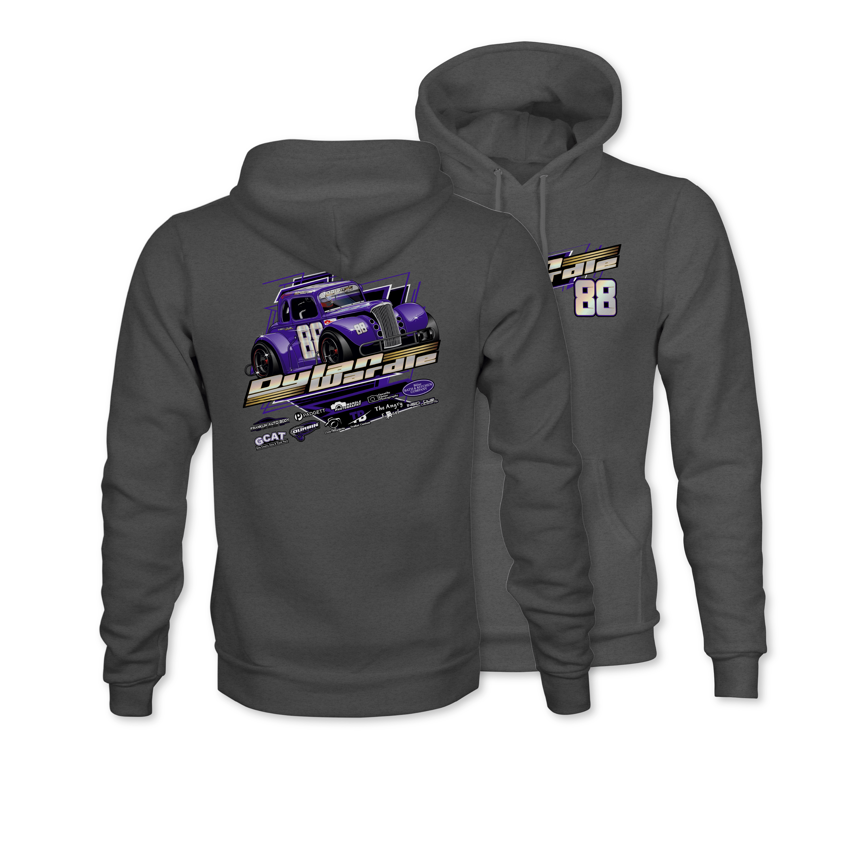 Dylan Wardle 2024 Legends Hoodie - Gunmetal