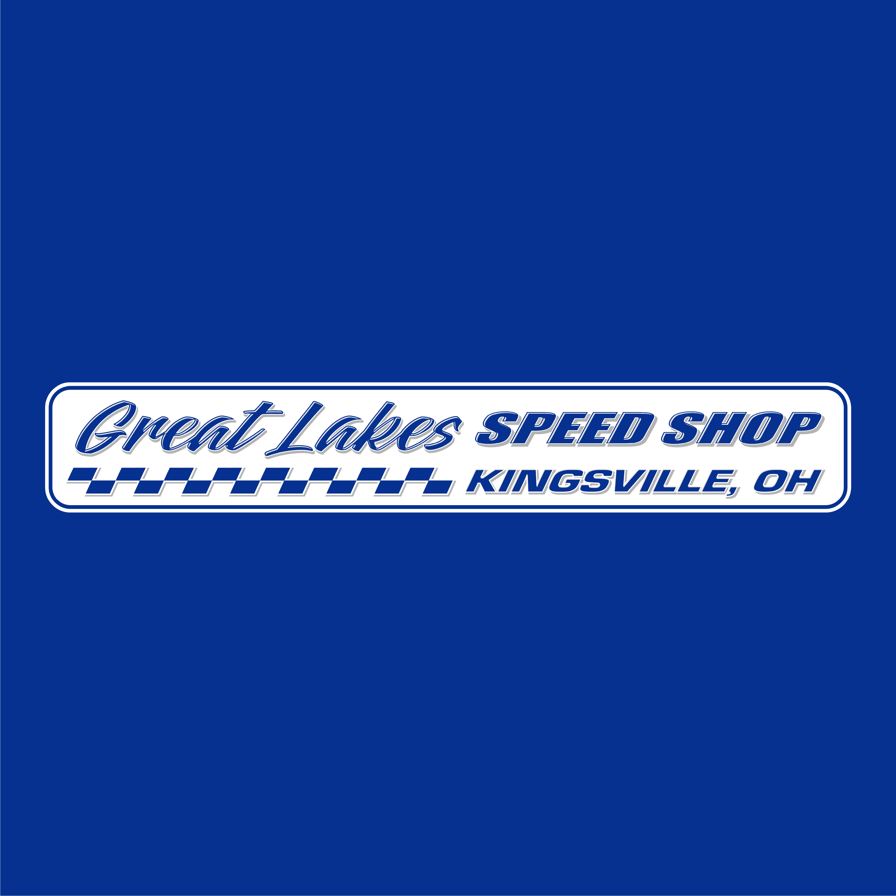 Great Lakes Speed Shop Logo Shirts - Royal