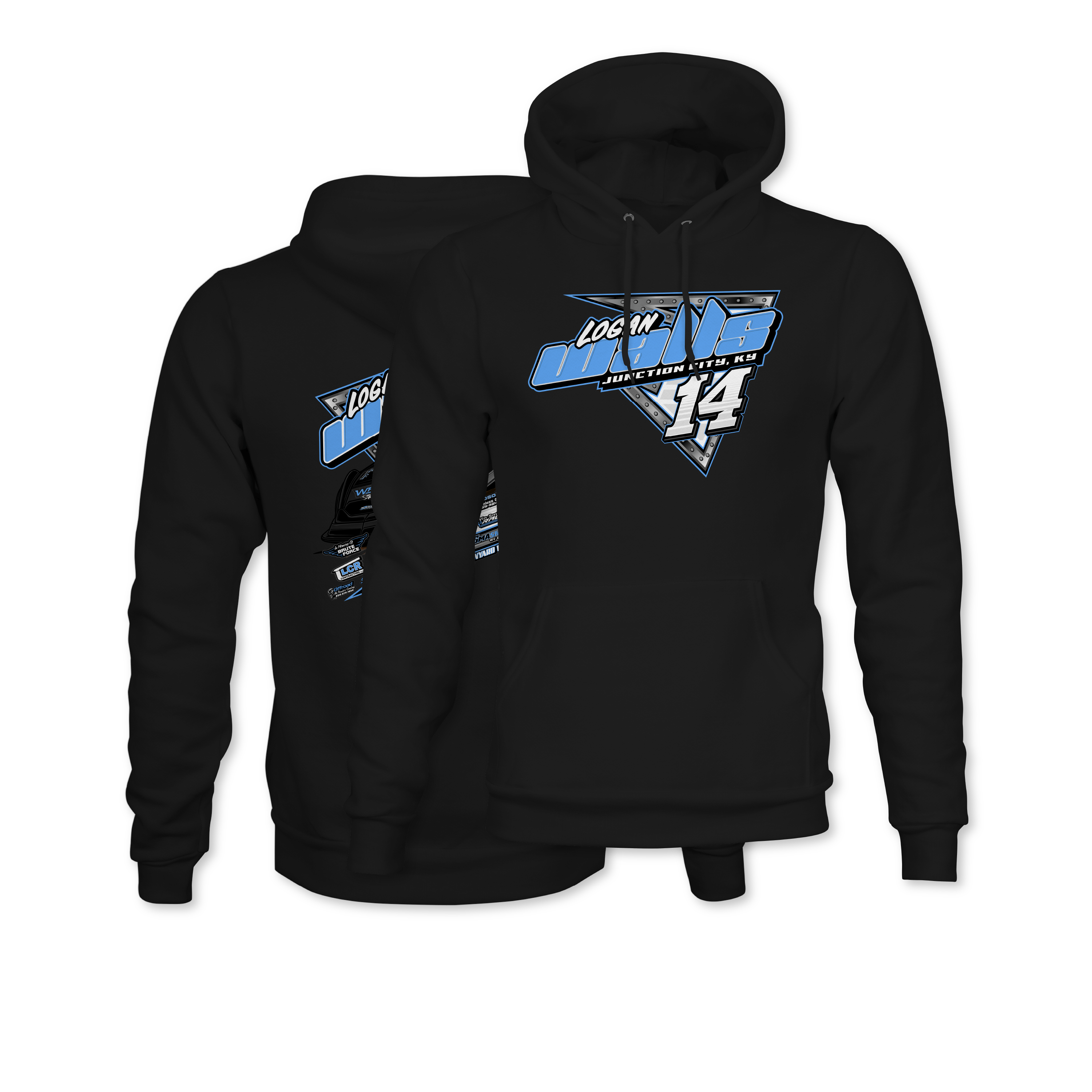 Logan Walls 2024 Hoodie - Black