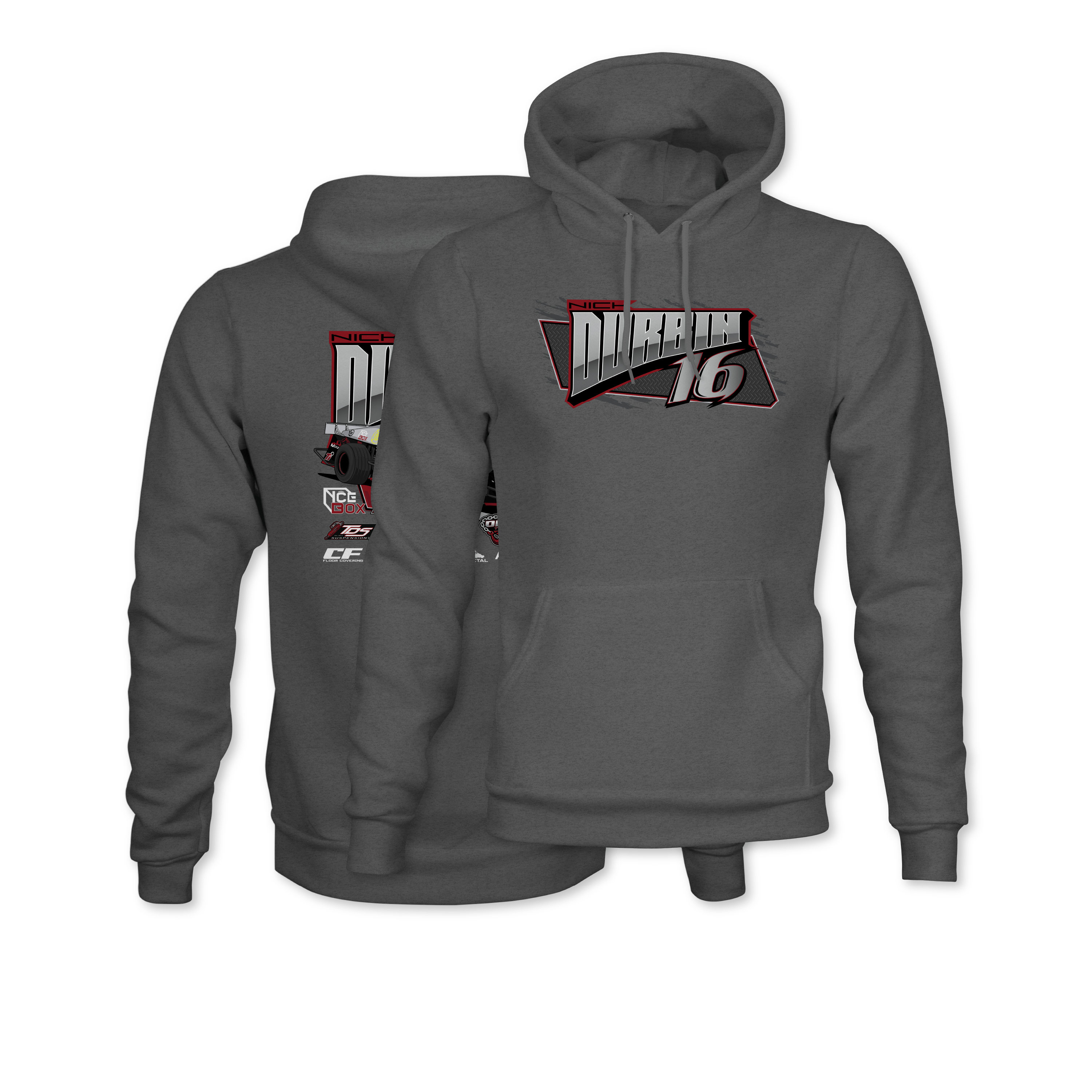 Nick Durbin 2024 Asphalt Modified Hoodie - Gunmetal