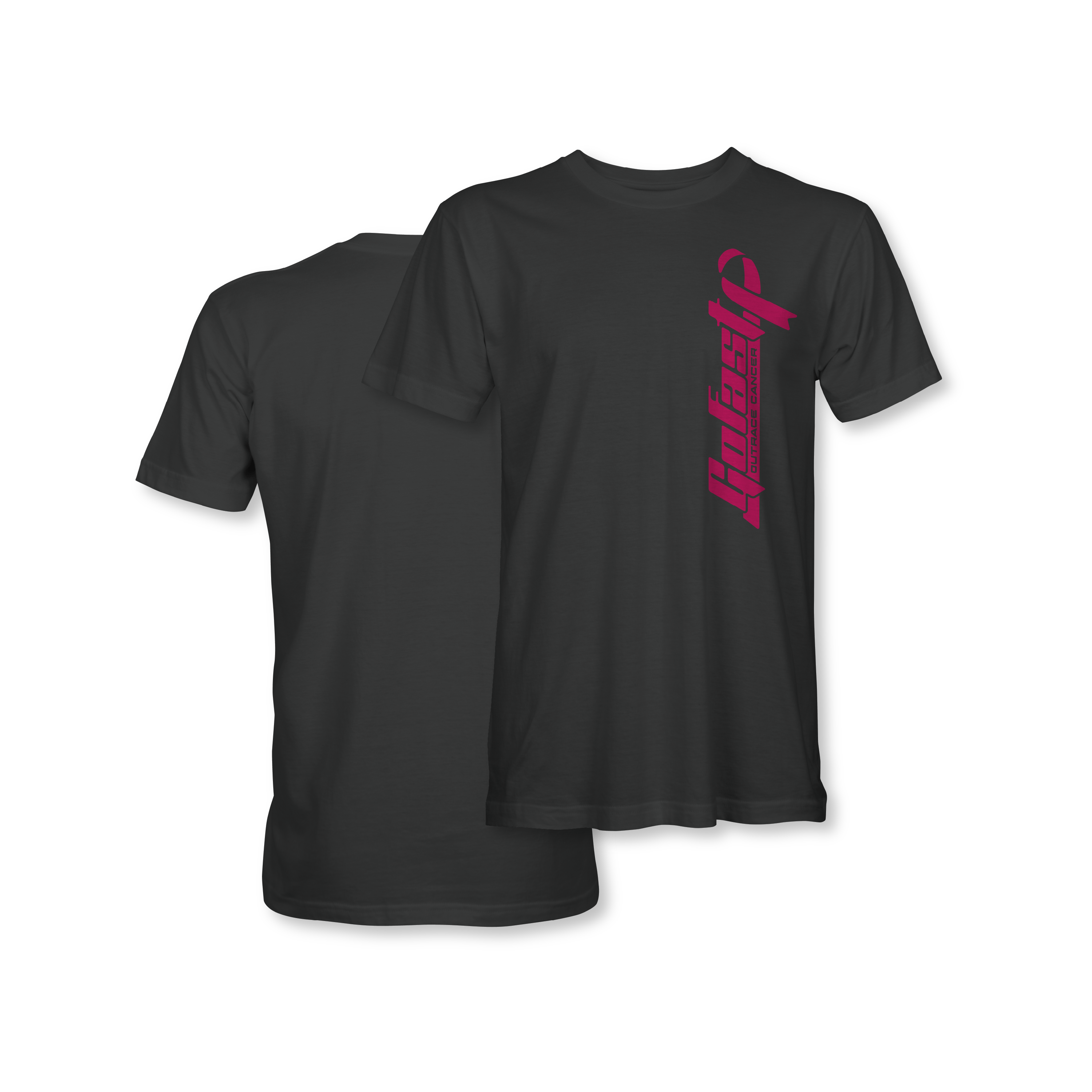 GoFast Outrace Cancer - Breast Cancer Awareness Shirt