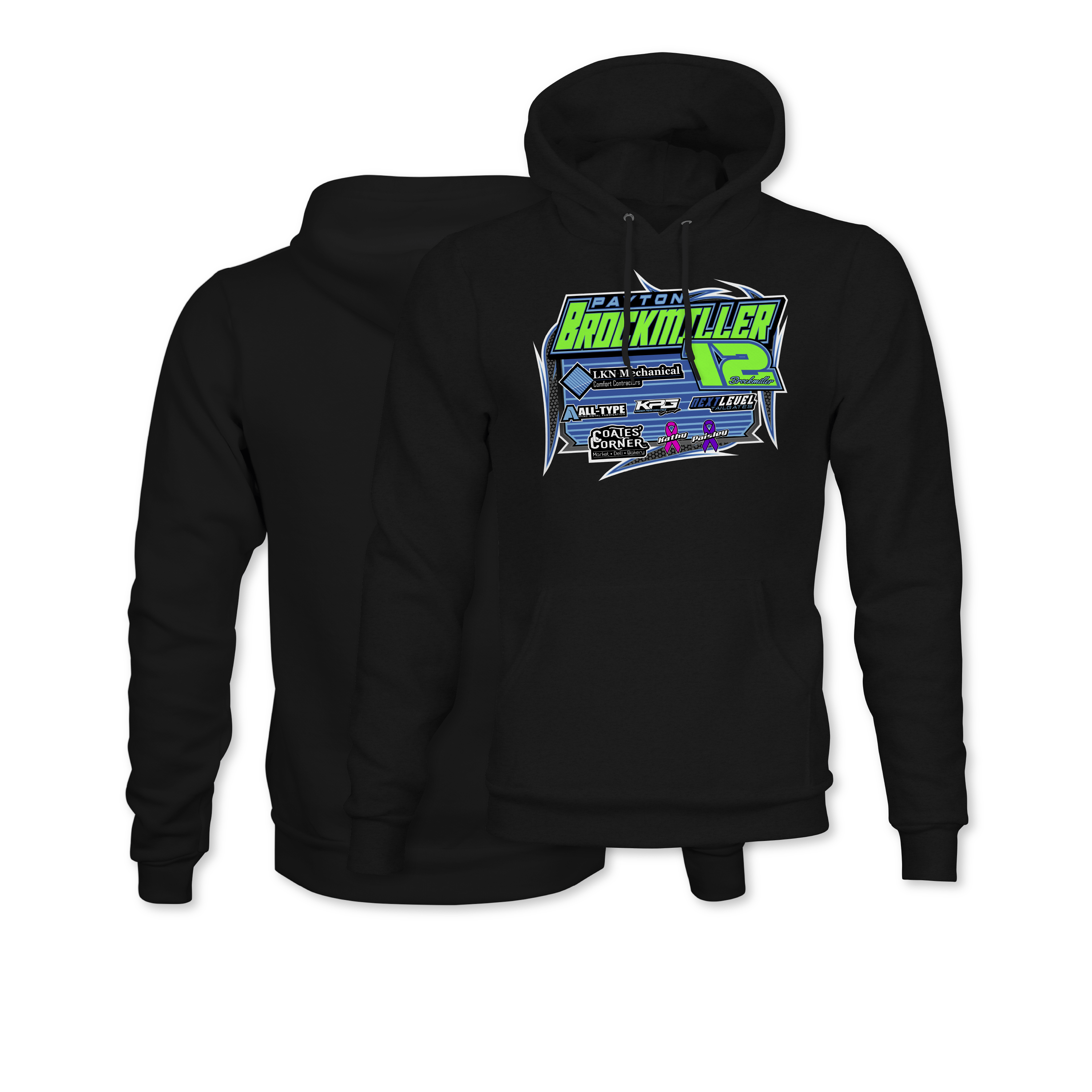 Payton Brockmiller Black 2025 Crew Hoodie