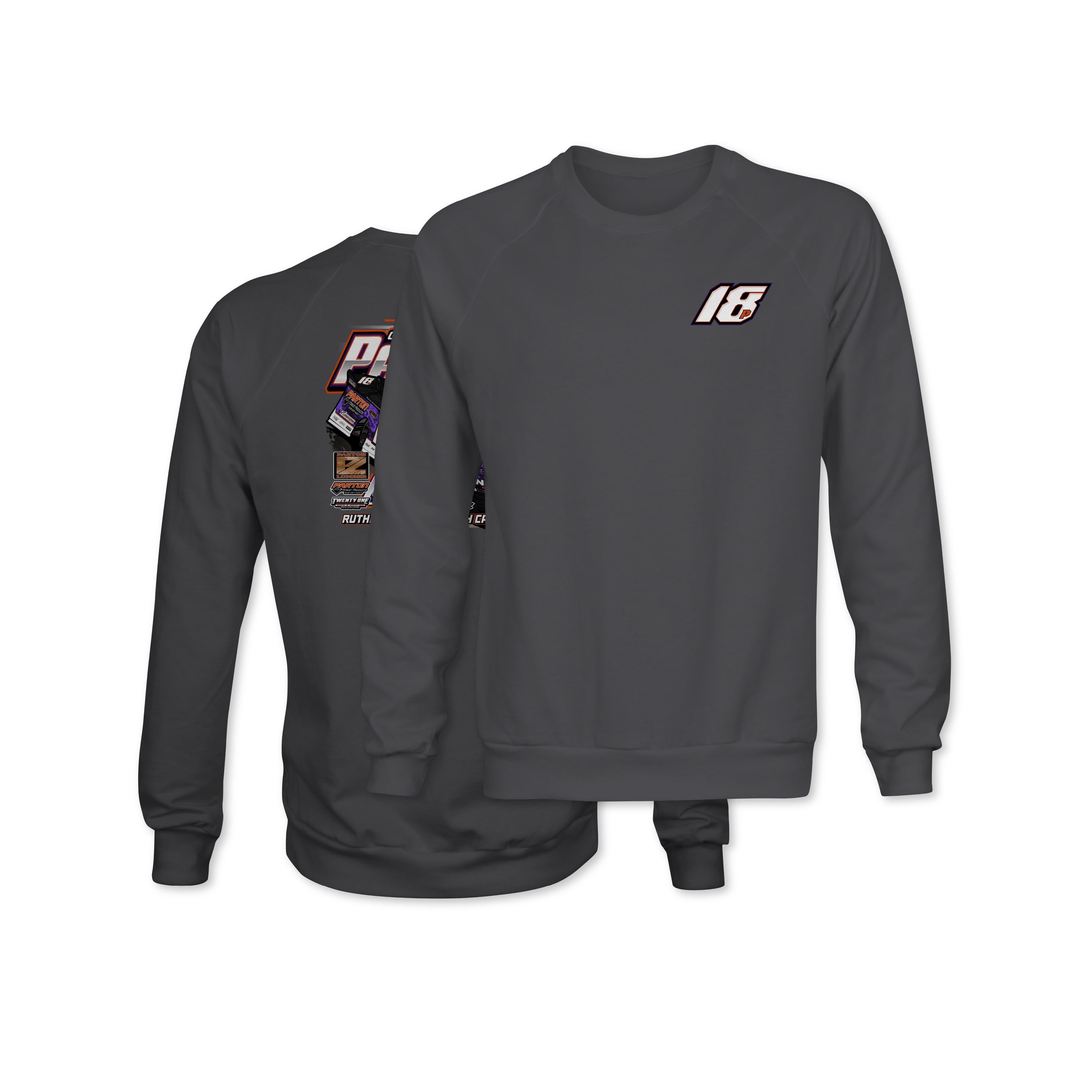 Gray Parton Charcoal 2026 Action Crewneck