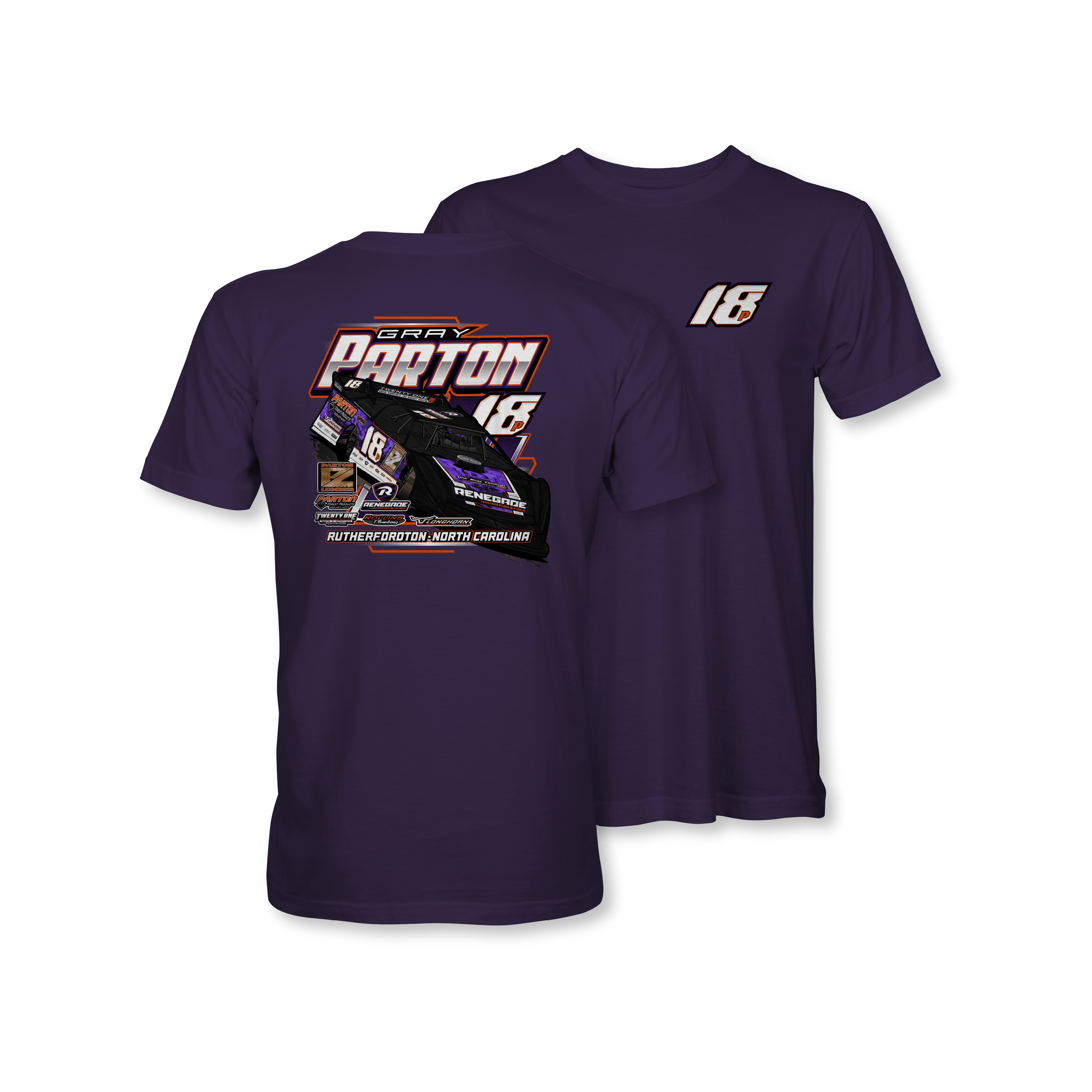 Gray Parton Purple 2026 Action Shirt