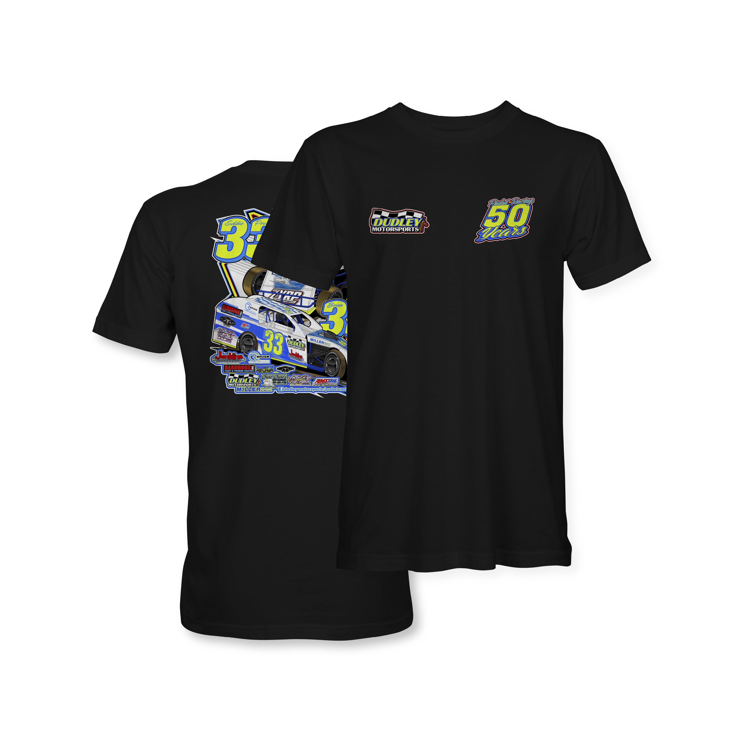 Probst Racing 2026 Black Action T-Shirt