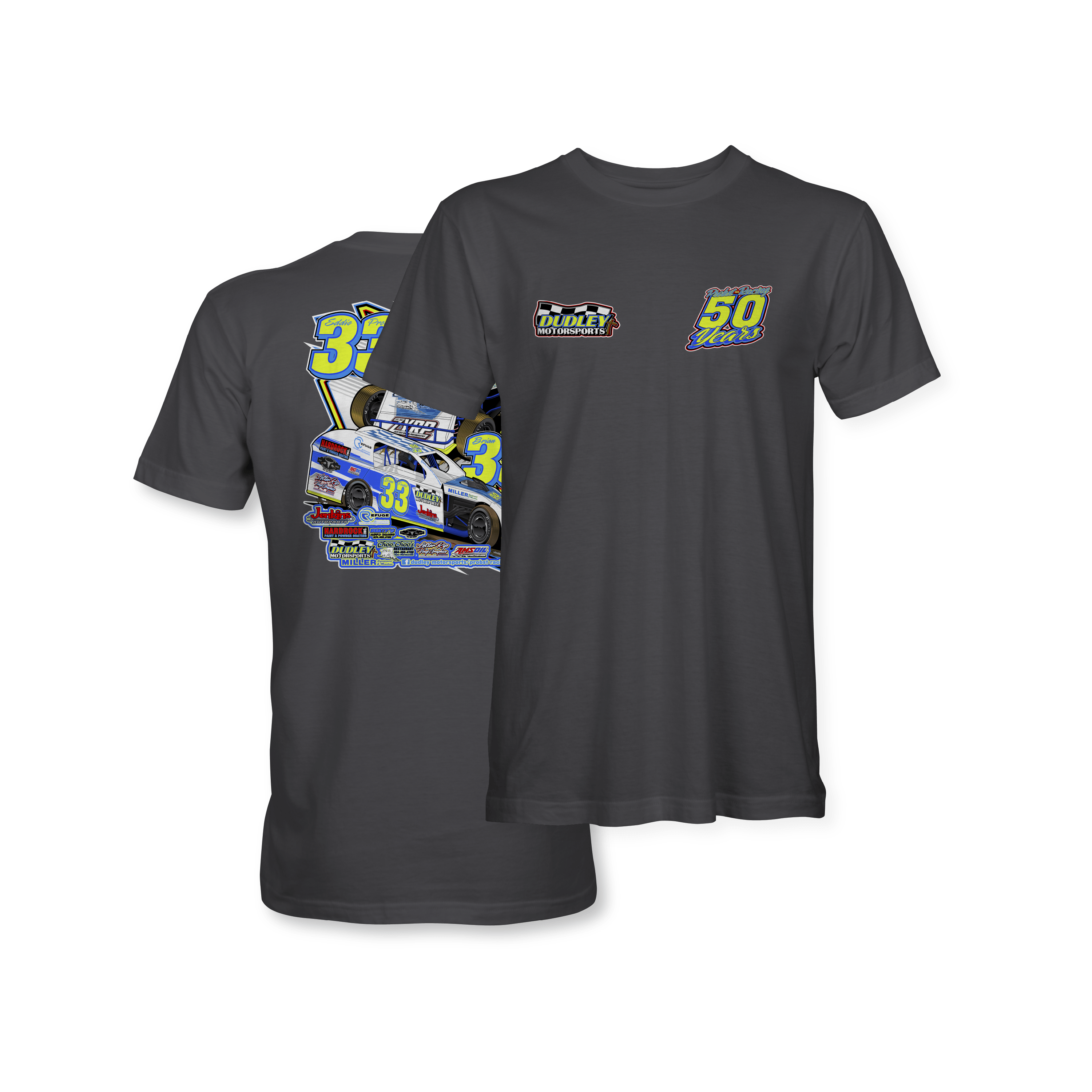 Probst Racing 2026 Charcoal Action T-Shirt