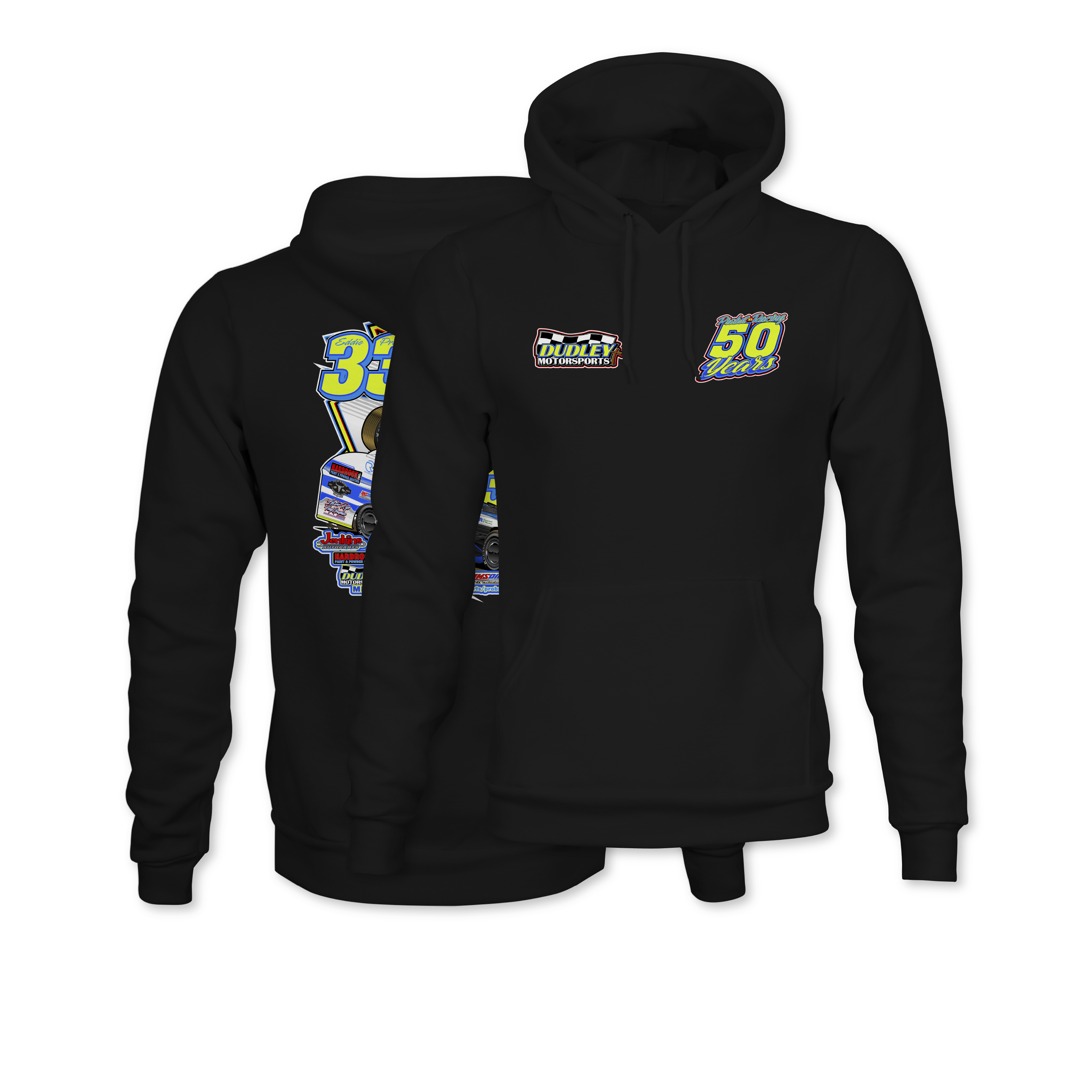 Probst Racing 2026 Black Action Hoodie