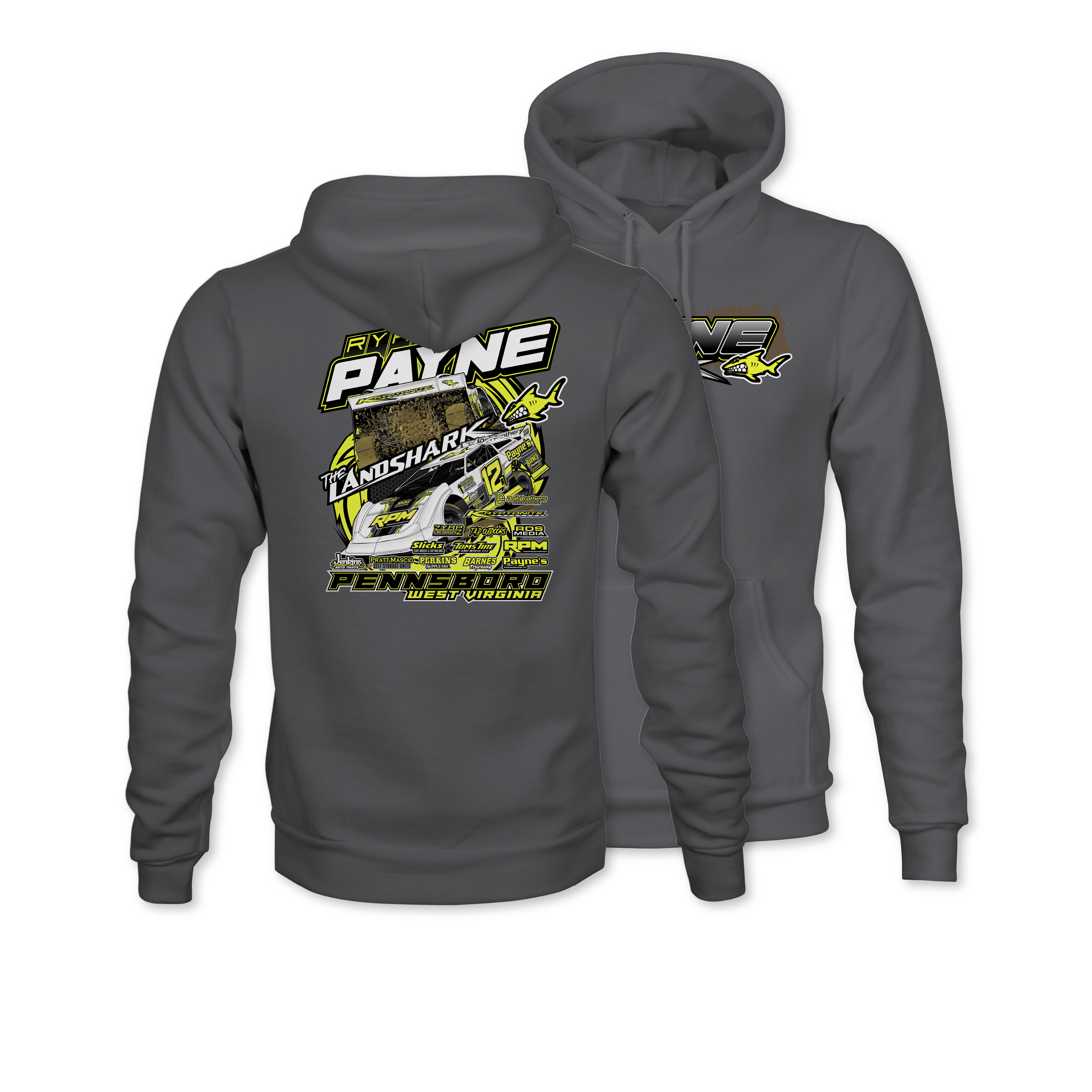 Ryan Payne 2024 Hoodie - Charcoal