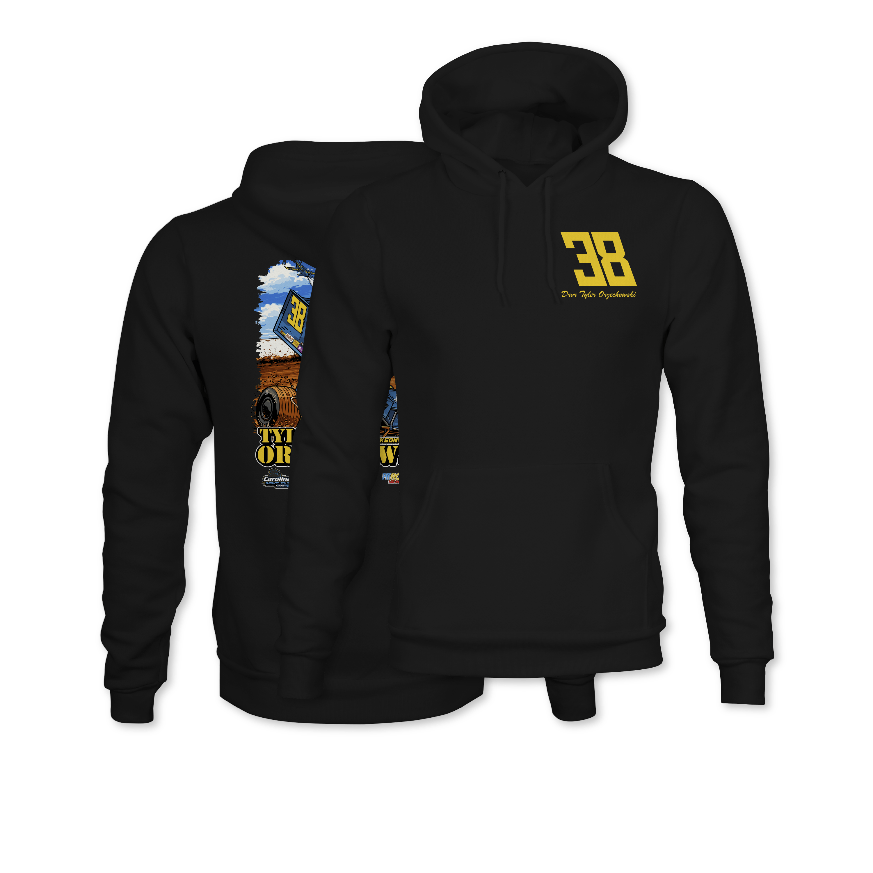 Tyler Orzechowski 2026 Blue Angels Black Hoodie