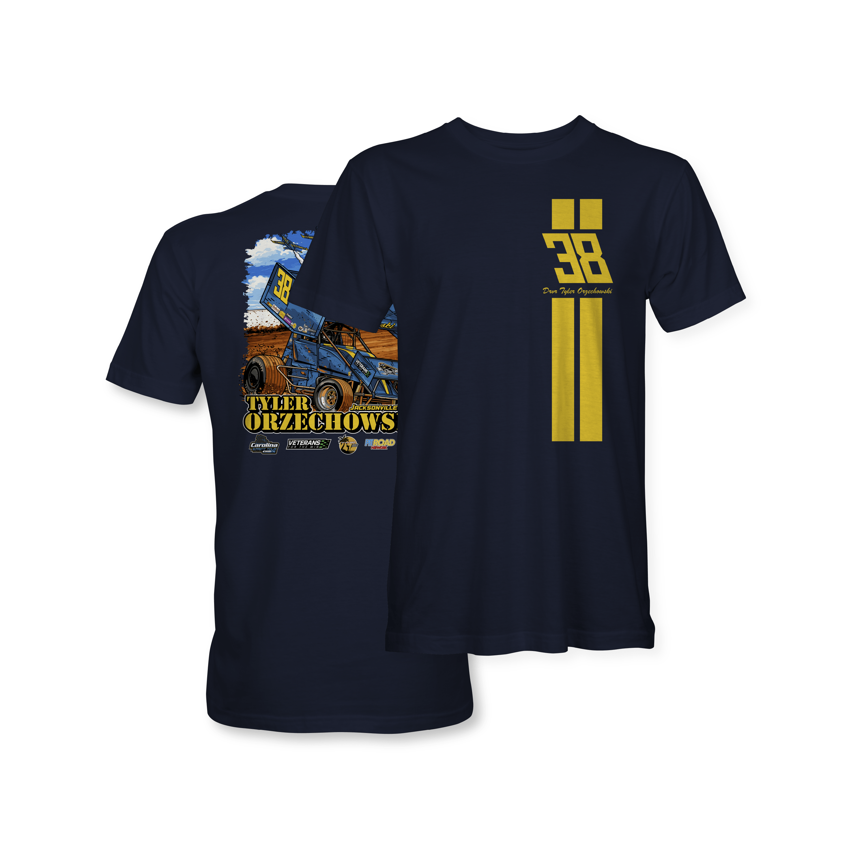 Tyler Orzechowski 2026 Blue Angels Navy T-Shirt