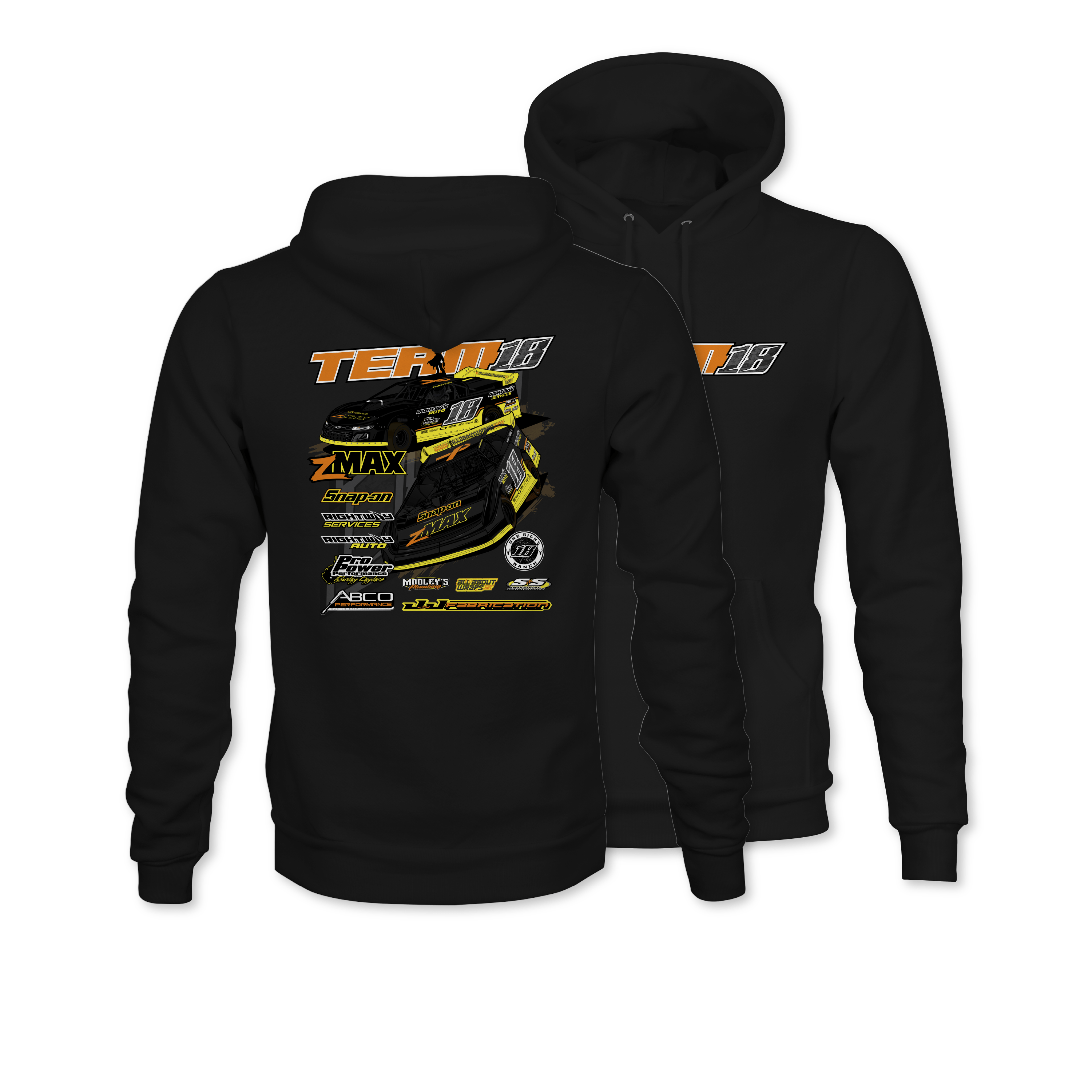 Team 18 2024 Hoodie - Black