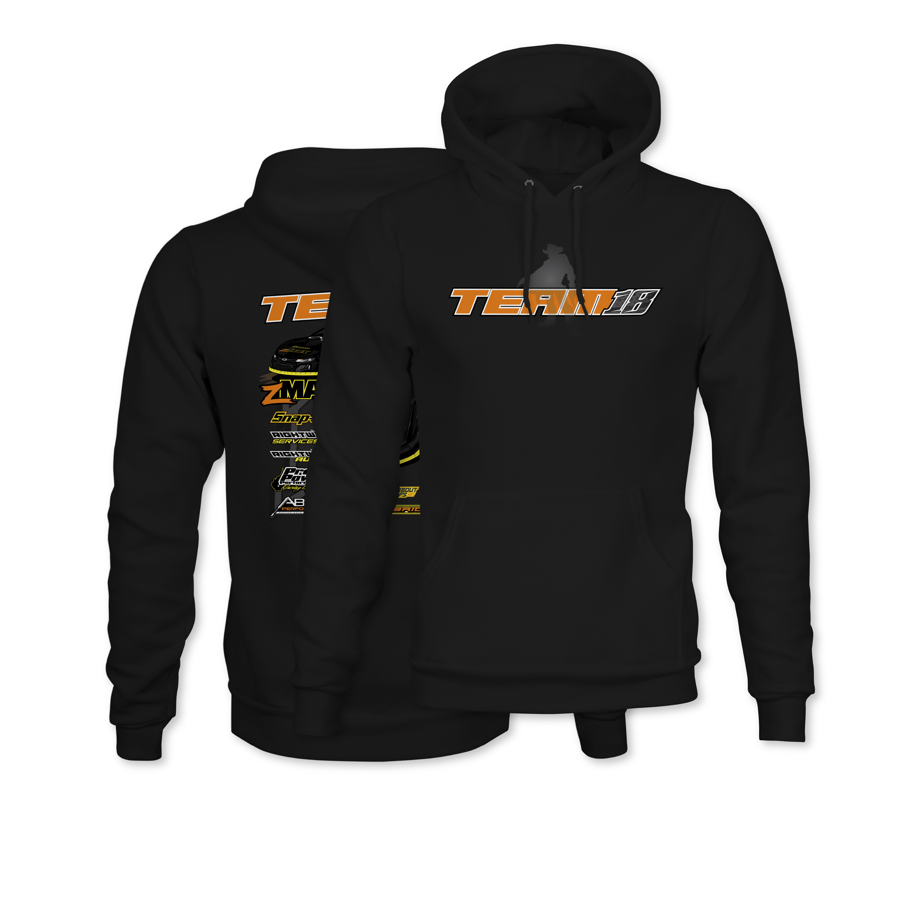 Team 18 2024 Hoodie - Black