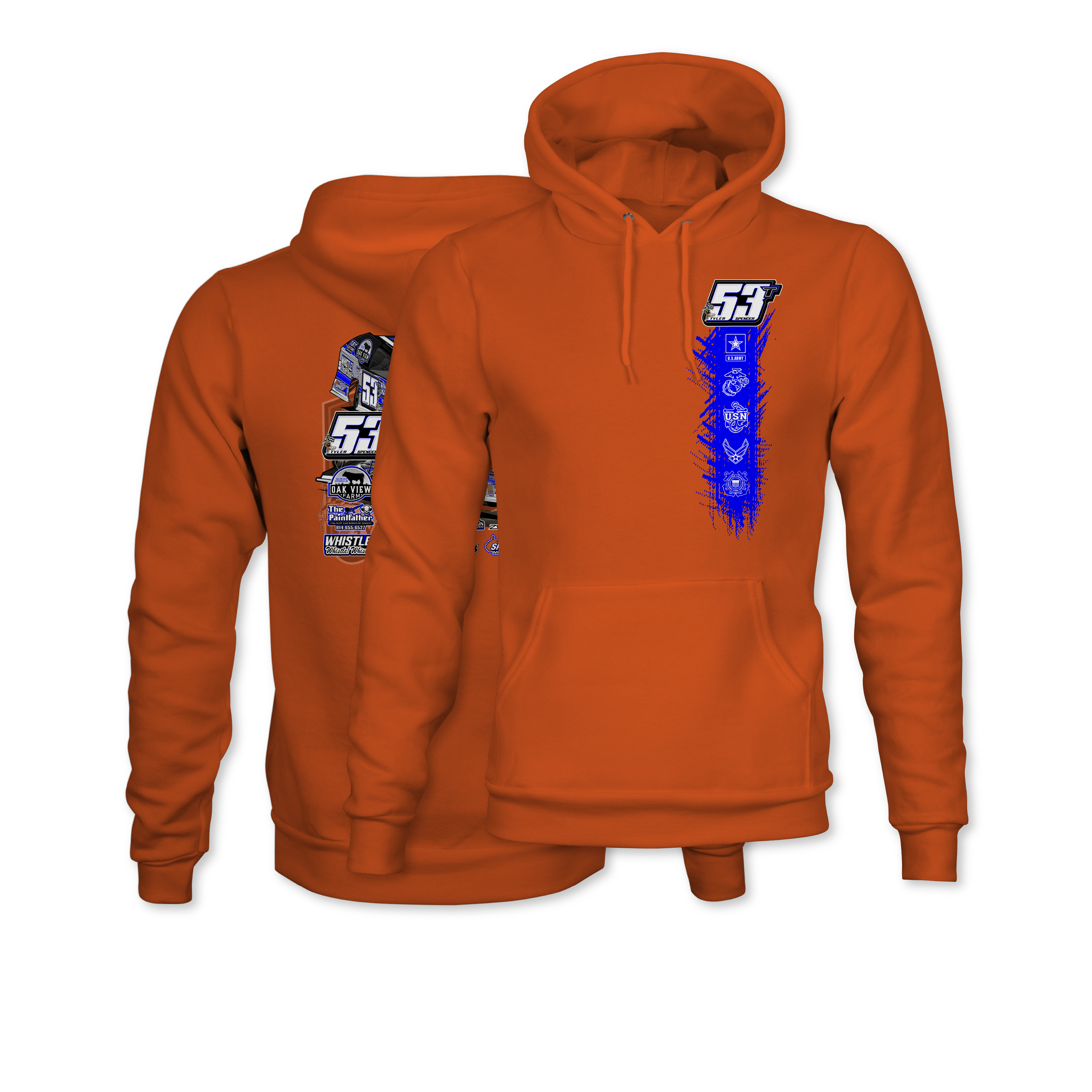 Tyler Spencer 2024 Hoodie - Orange