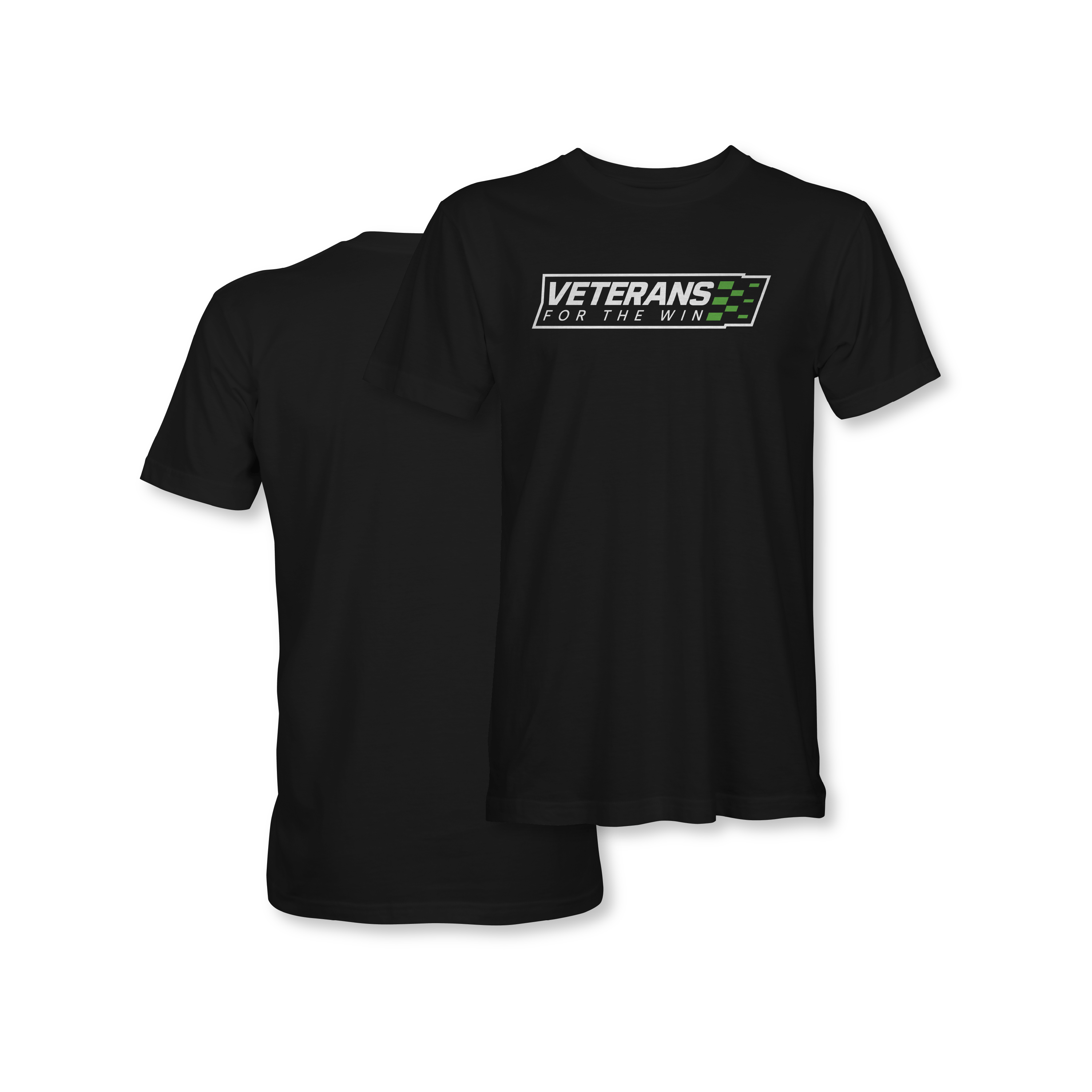 Veterans For The Win Black Logo T-Shirt