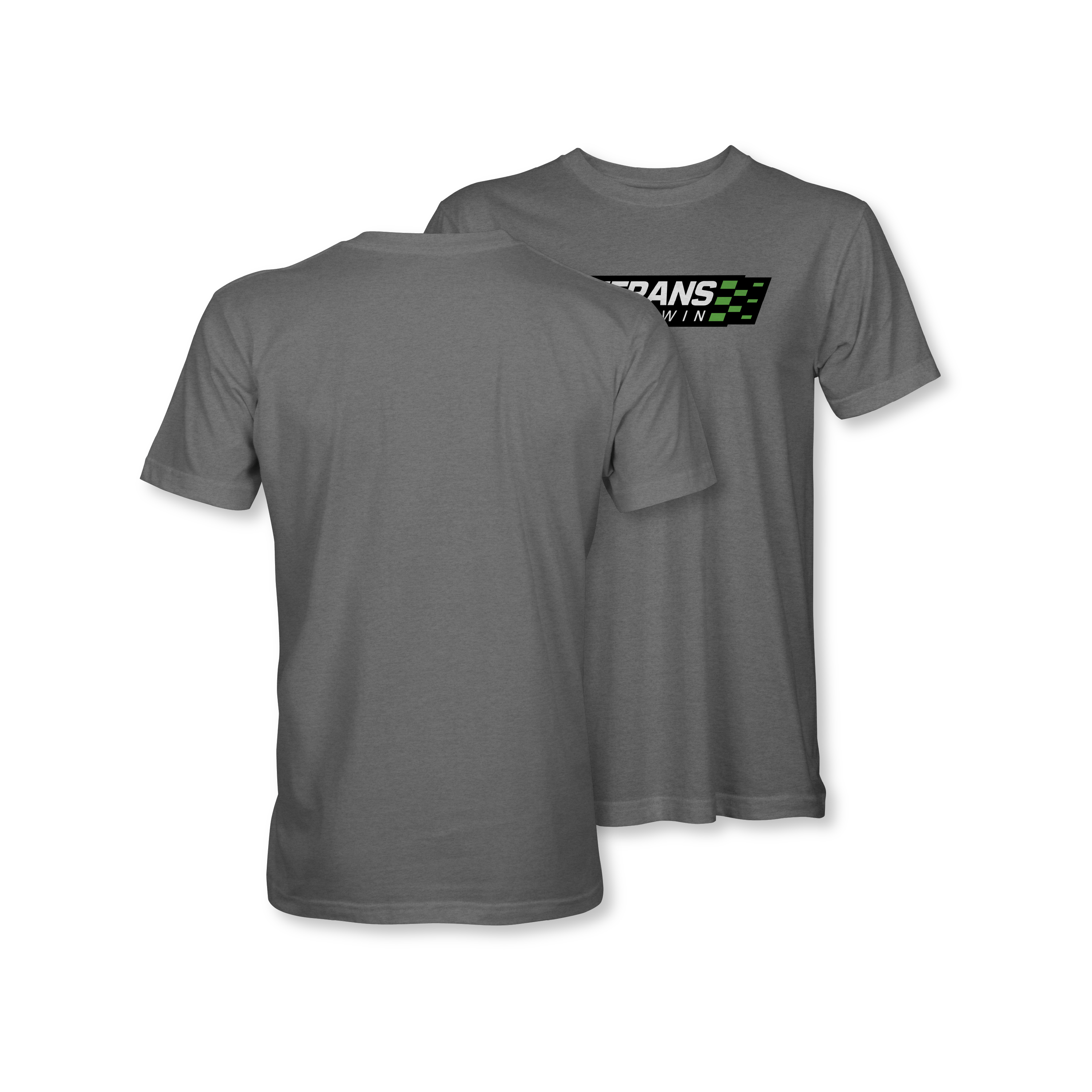 Veterans For The Win Gunmetal Logo T-Shirt