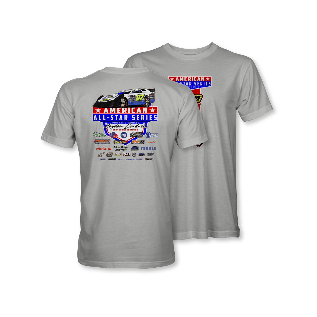 American All - Star Series Ice Grey 2025 Sponsors Shirt