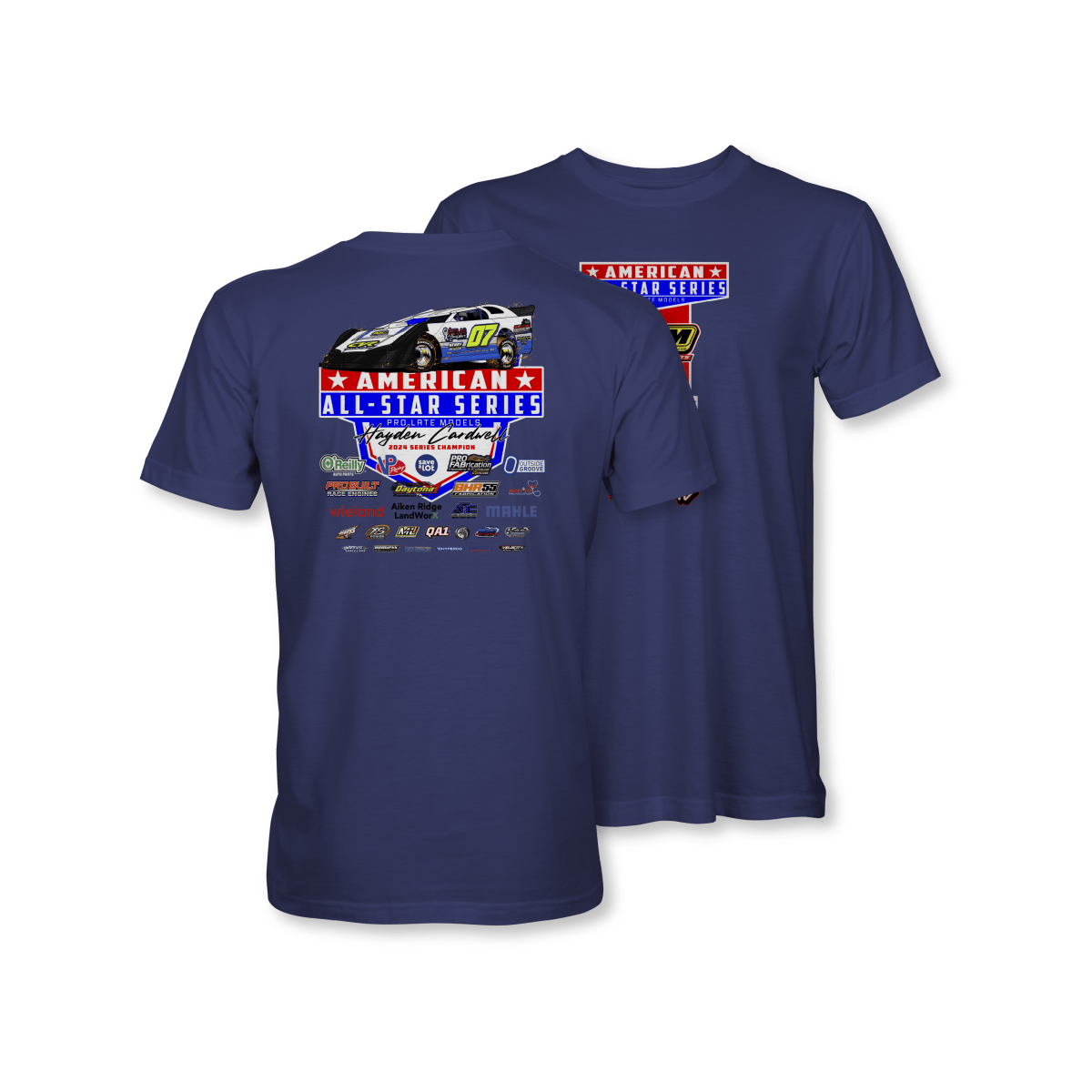 American All - Star Series Metro Blue 2025 Sponsors Shirt