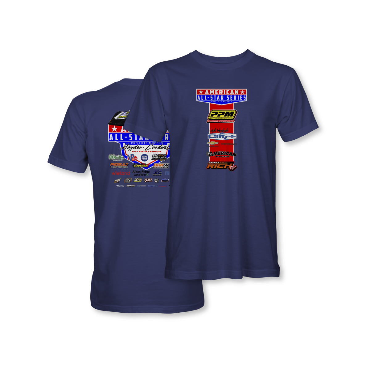 American All - Star Series Metro Blue 2025 Sponsors Shirt