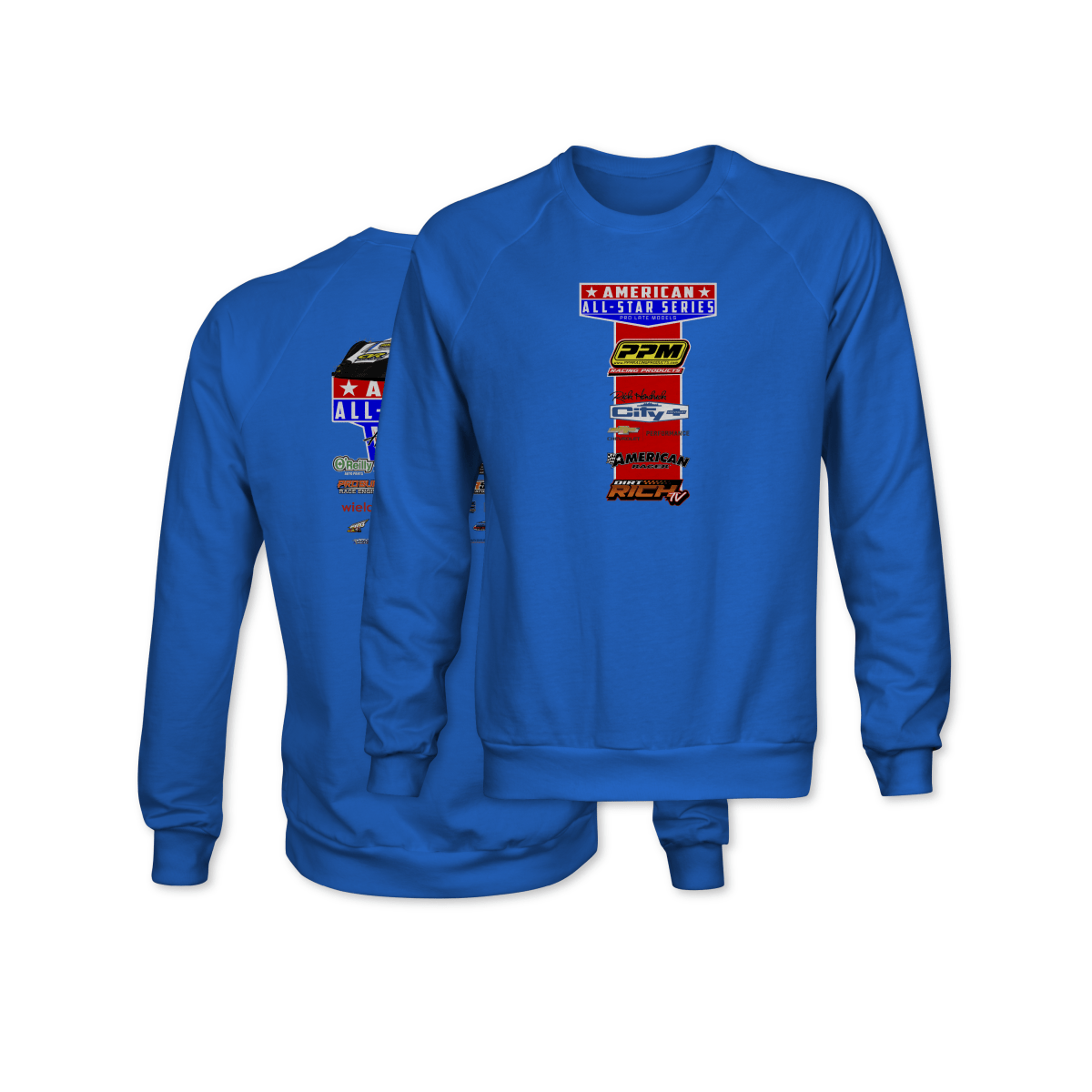 American All - Star Series Royal 2025 Sponsors Crewneck