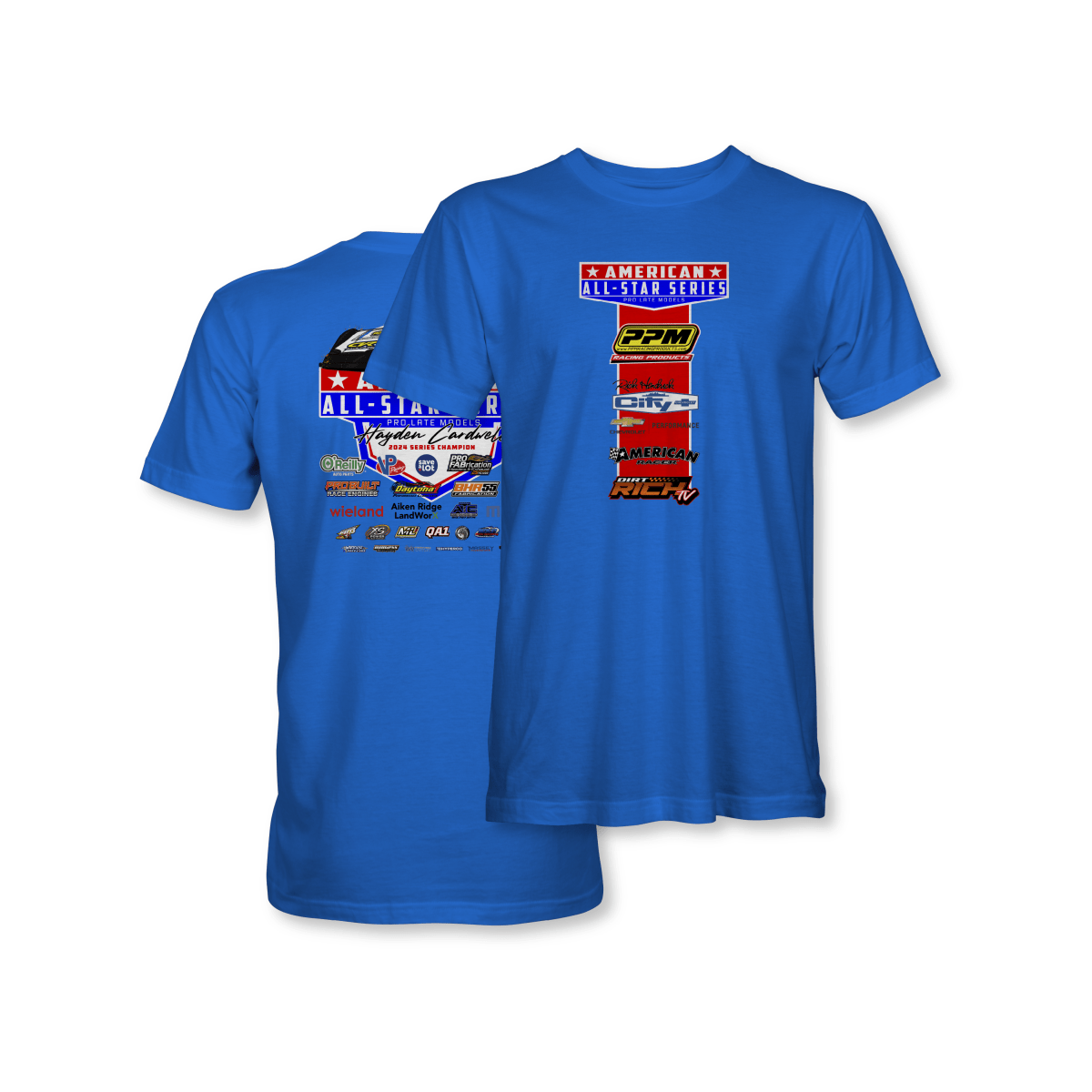 American All - Star Series Royal 2025 Sponsors Shirt