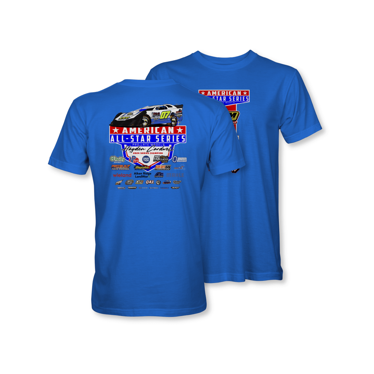 American All - Star Series Royal 2025 Sponsors Shirt