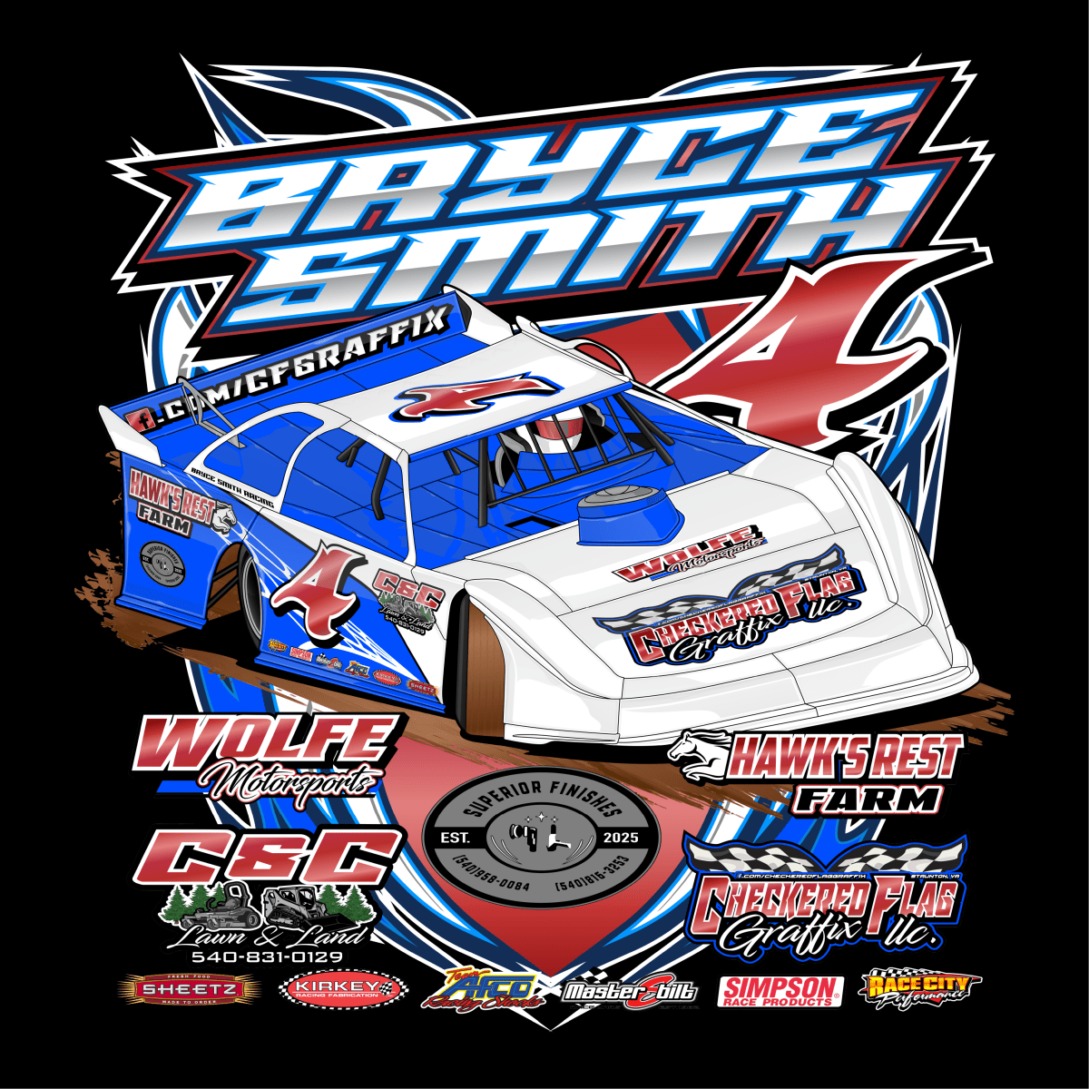 Bryce Smith Black 2025 Action Shirt