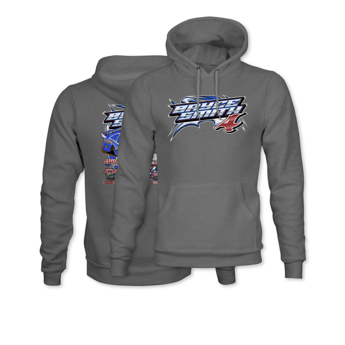 Bryce Smith Gunmetal 2025 Action Hoodie
