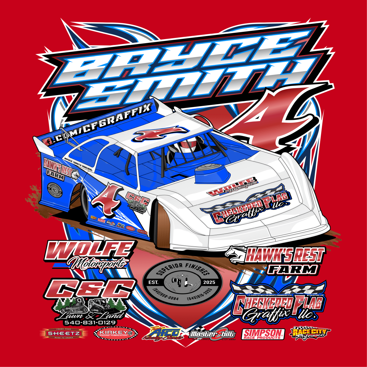 Bryce Smith Red 2025 Action Shirt