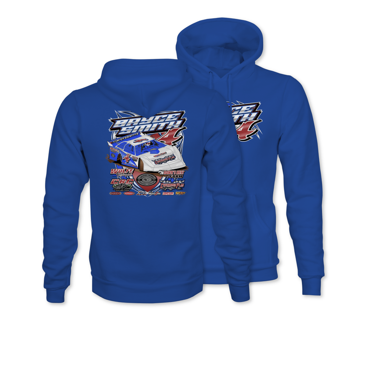 Bryce Smith Royal 2025 Action Hoodie