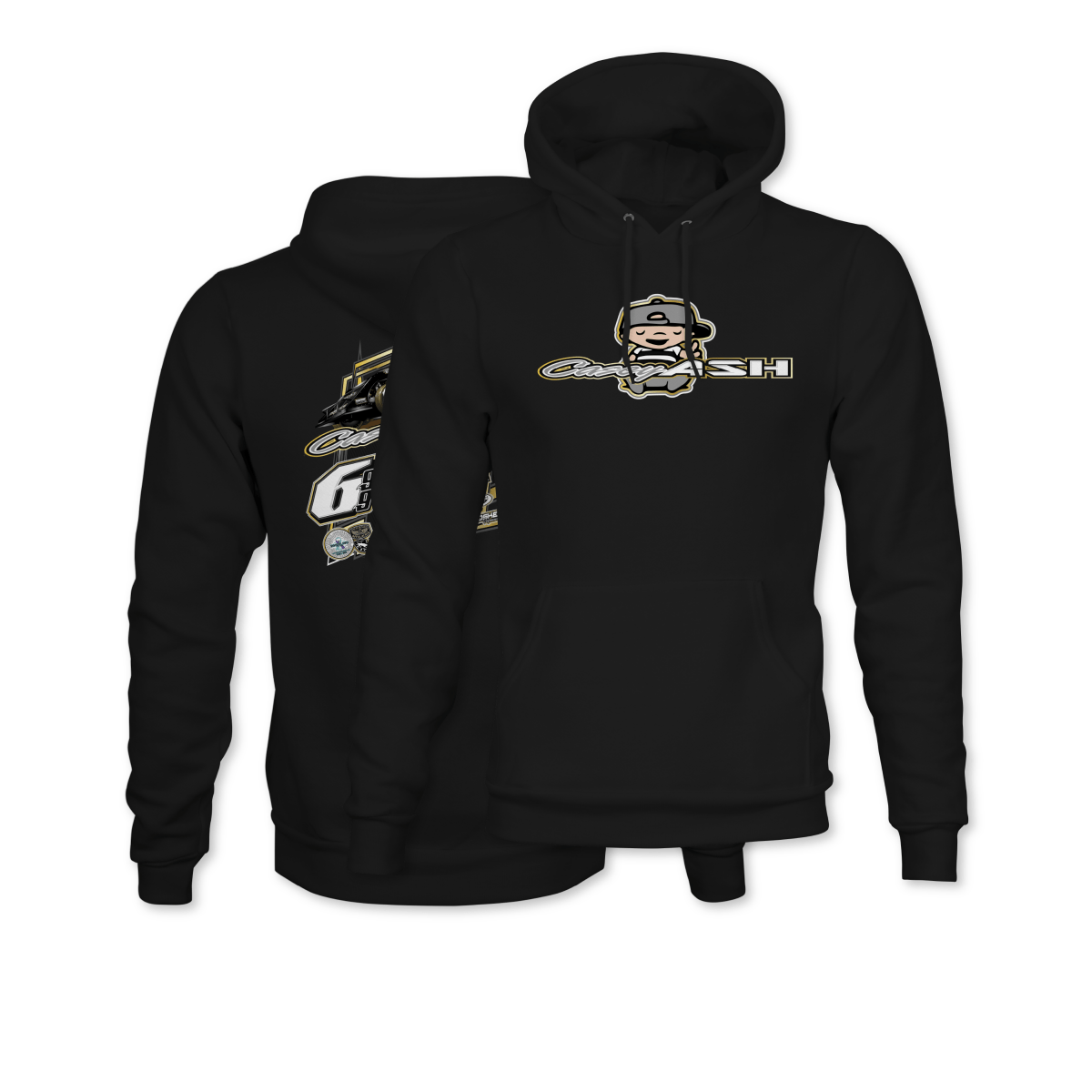 Casey Ash Black 2024 Dirt Modified Hoodie