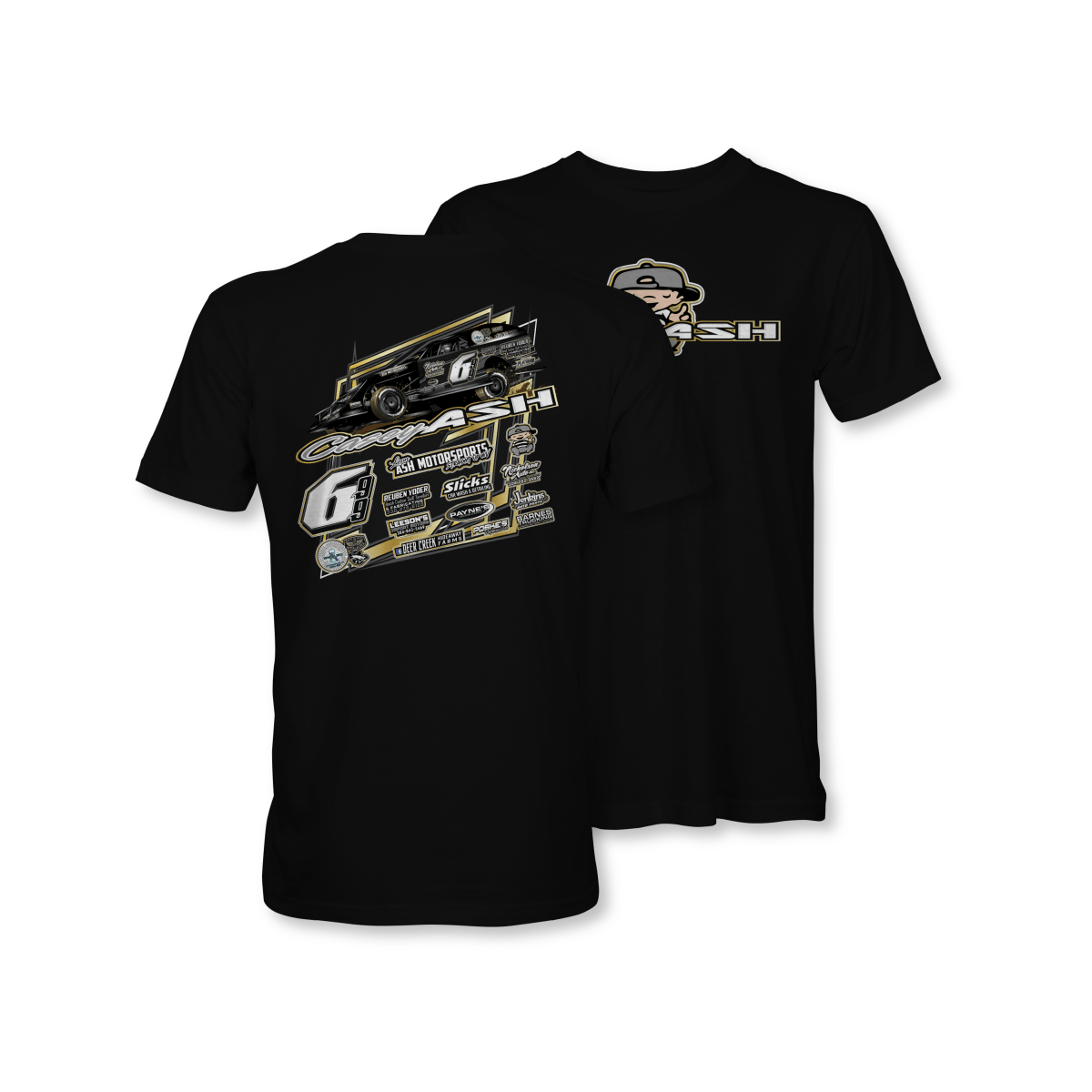 Casey Ash Black 2024 Dirt Modified Shirt