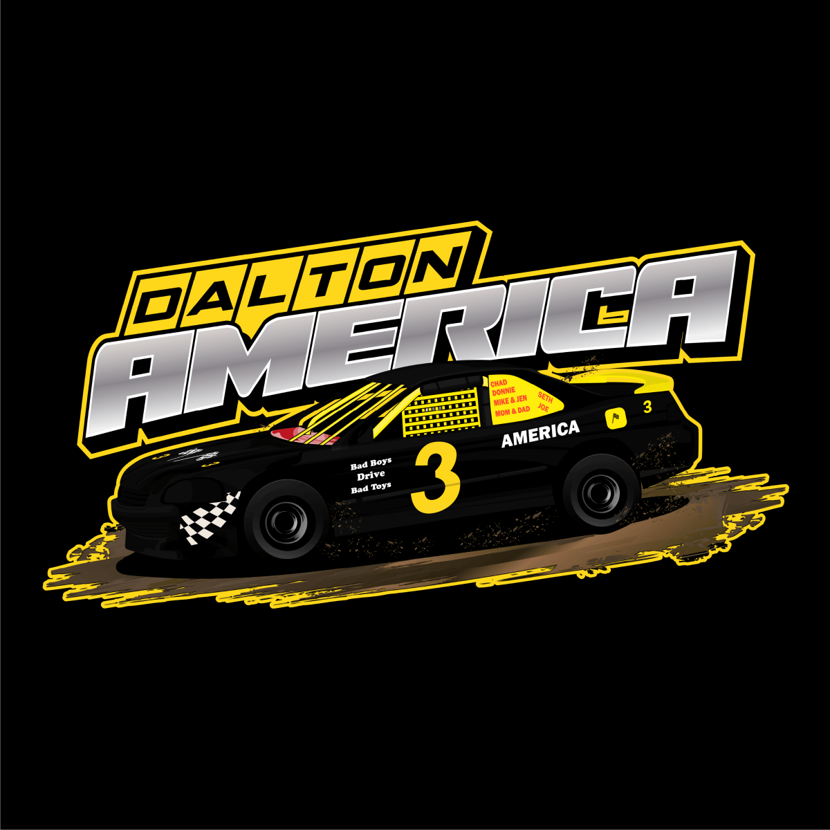 Dalton America Black 2024 SCDRA Shirt