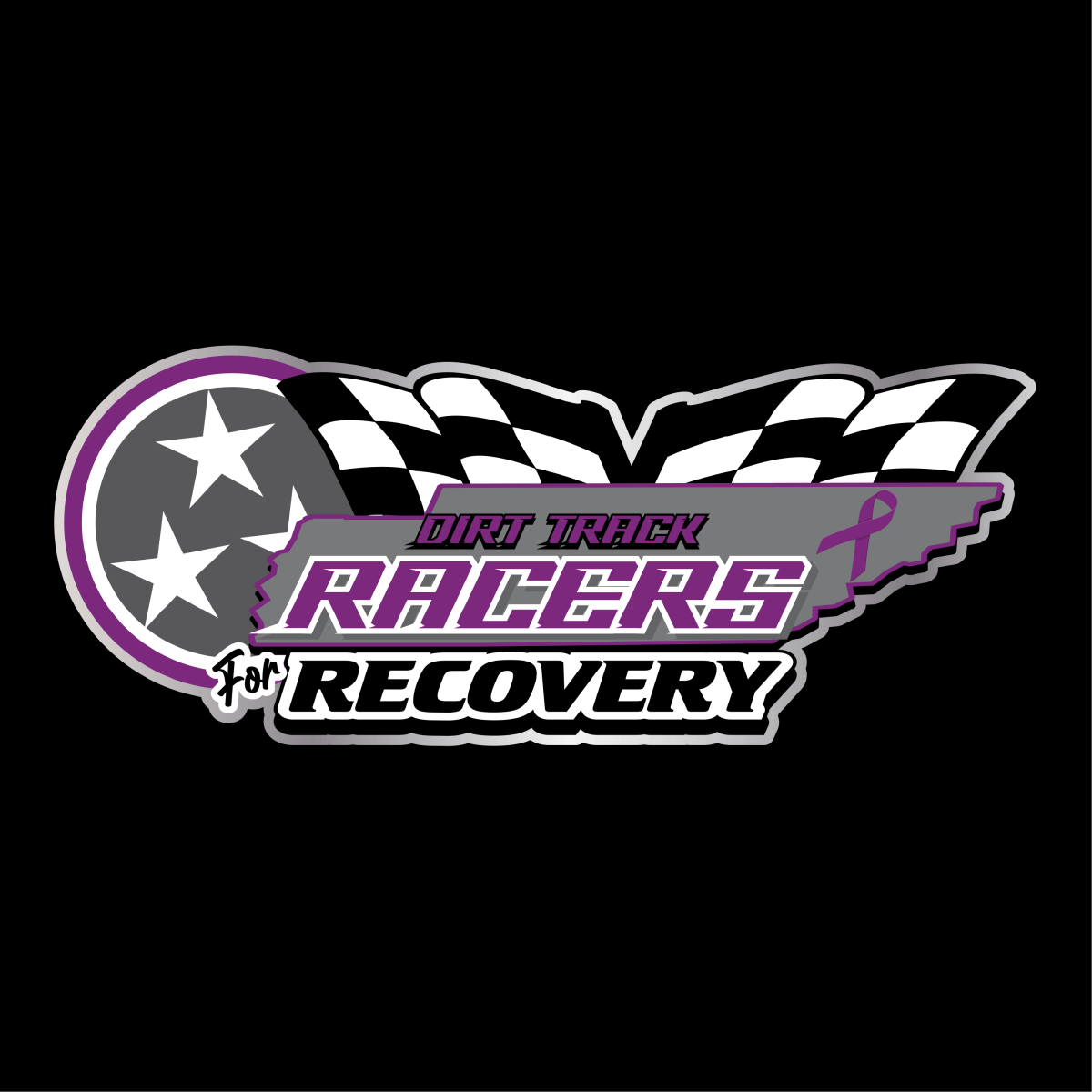 Dirt Track Racers for Recovery Black Jeremiah 29:11 Crewneck