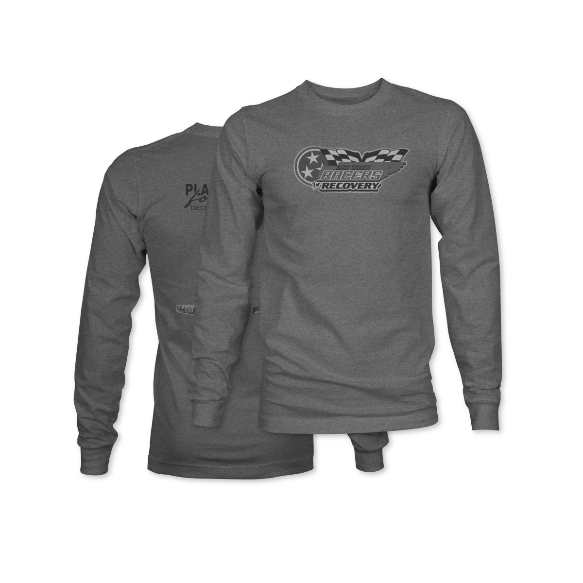 Dirt Track Racers for Recovery Ghosted Jeremiah 29:11 Long Sleeve