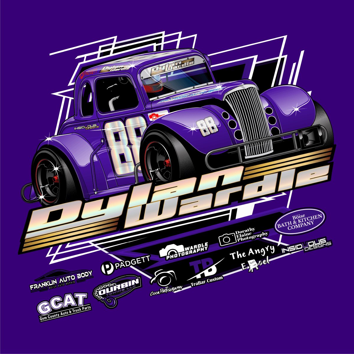 Dylan Wardle Purple 2024 Legends Shirt