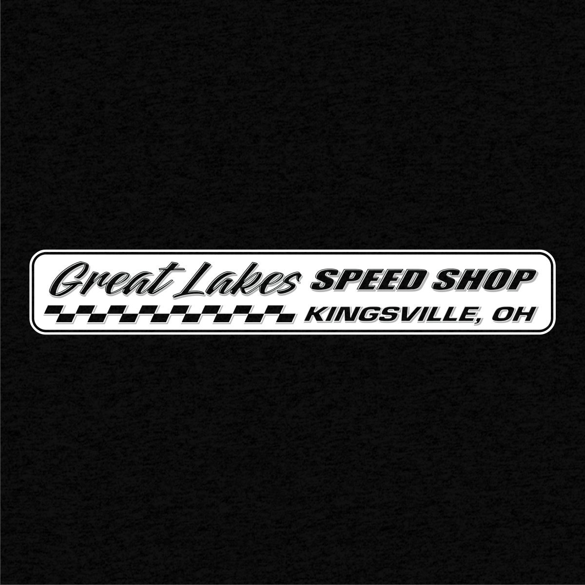 Great Lakes Speed Shop Black Mist Logo Shirt